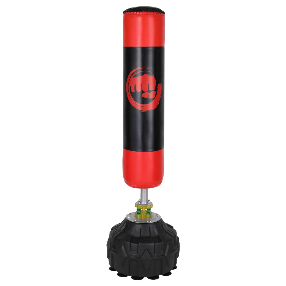 MK Vertical Base Boxing Punching Bag Stand - 50x50x30cm Heavy Duty Training Equipment for Home Gym, Martial Arts & Fitness Workouts | Perfect for Boxing, MMA, Kickboxing & Cardio Training