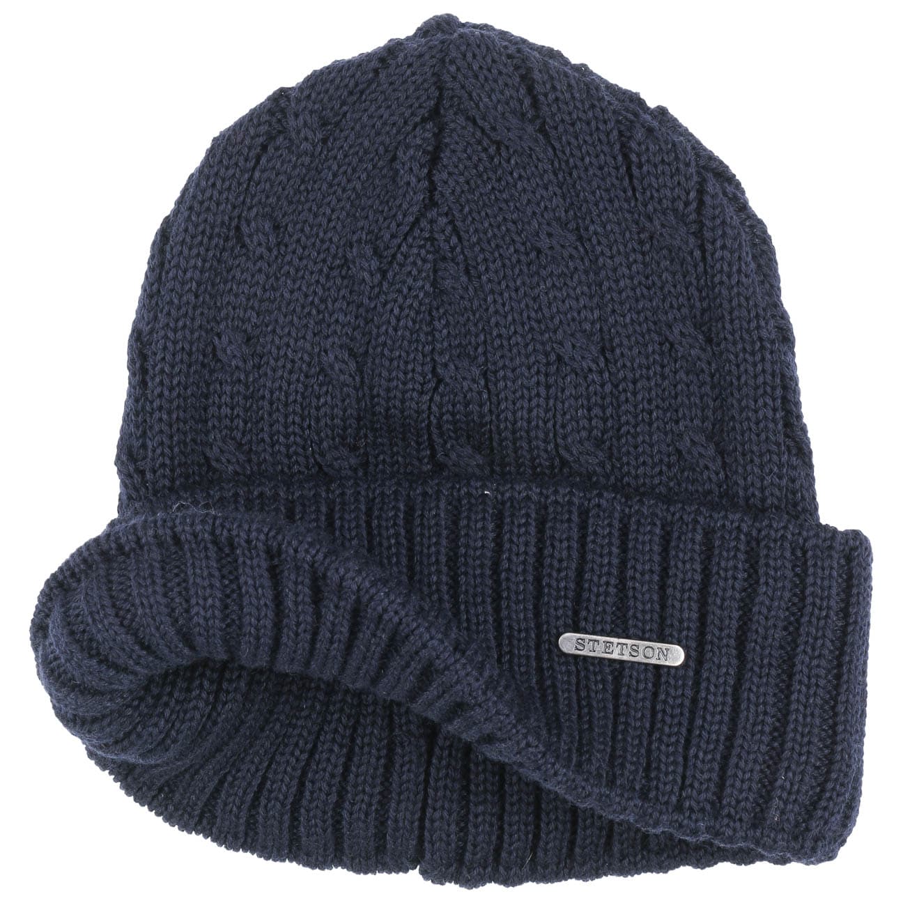 Stetson Georgia Wool Knit Hat with Cuff - Warm Winter Beanie for Men & Women - Perfect for Skiing, Hiking, and Outdoor Activities