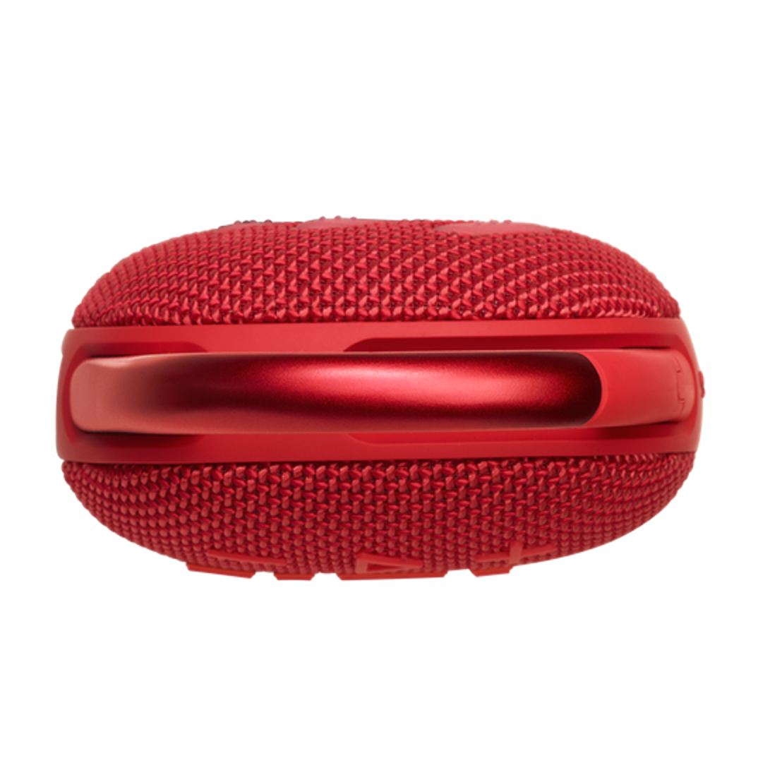JBL Clip 5 Portable Bluetooth Speaker - Waterproof Wireless Speaker with Carabiner, Red - Perfect for Outdoor Adventures, Beach, Hiking & Travel