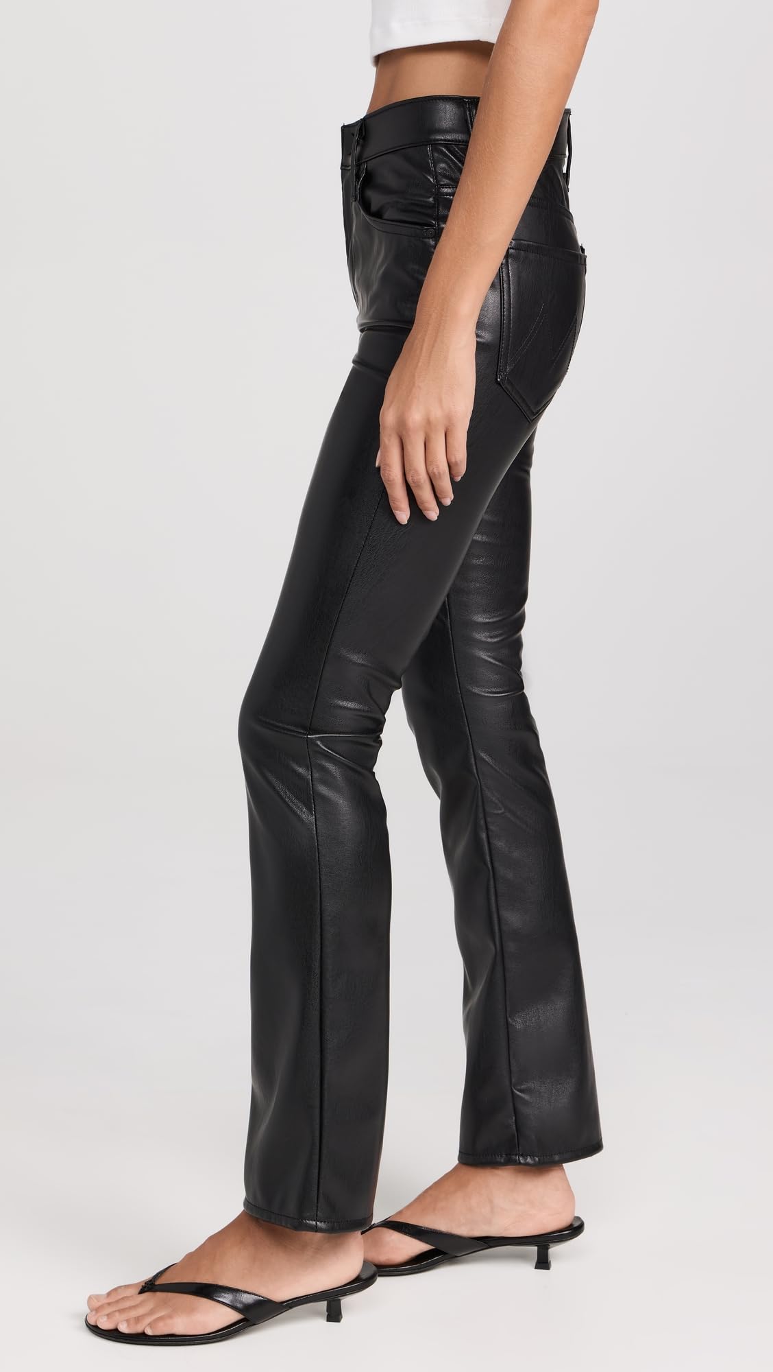 MOTHER Women's The Insider High Rise Skinny Jeans - Stretch Denim Pants for Casual & Work Wear