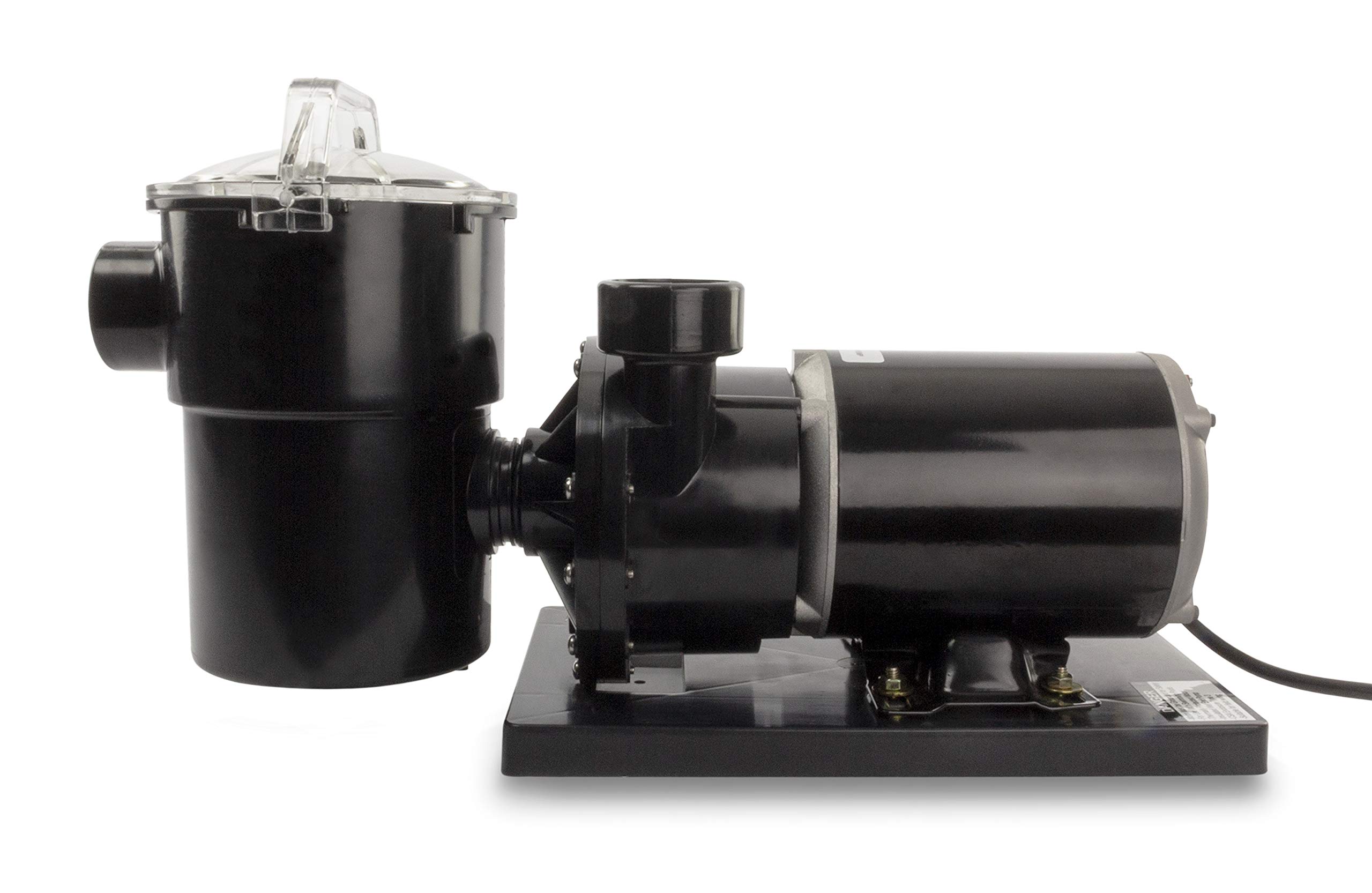 Rx Clear Niagara Pump - 2 HP Above Ground Swimming Pool Pump for Intex/Pop-Up Pools | 115V Electrical Hookup with 6-Foot UL Cord & Mounting Base | Perfect for Backyard, Inflatable & Frame Pools