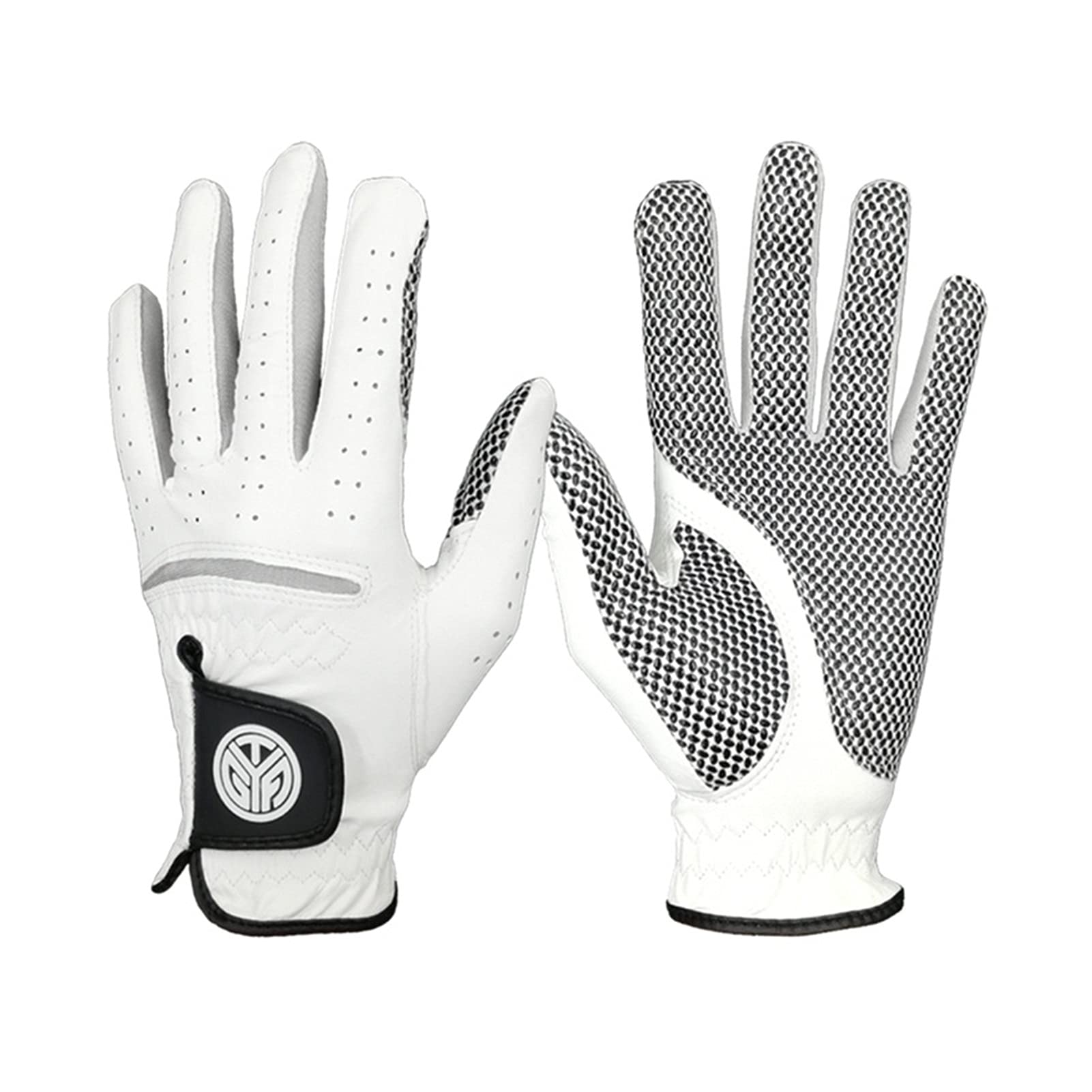 Premium Golf Gloves for Men - Soft Breathable Sheepskin with Anti-Slip Granules (Left/Right Hand) - Ideal for Golf Training, Driving Range & Tournament Play