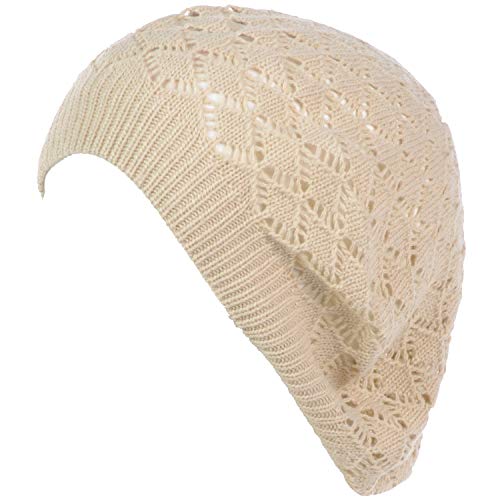 Lace Diamond Knit-lt. Beige