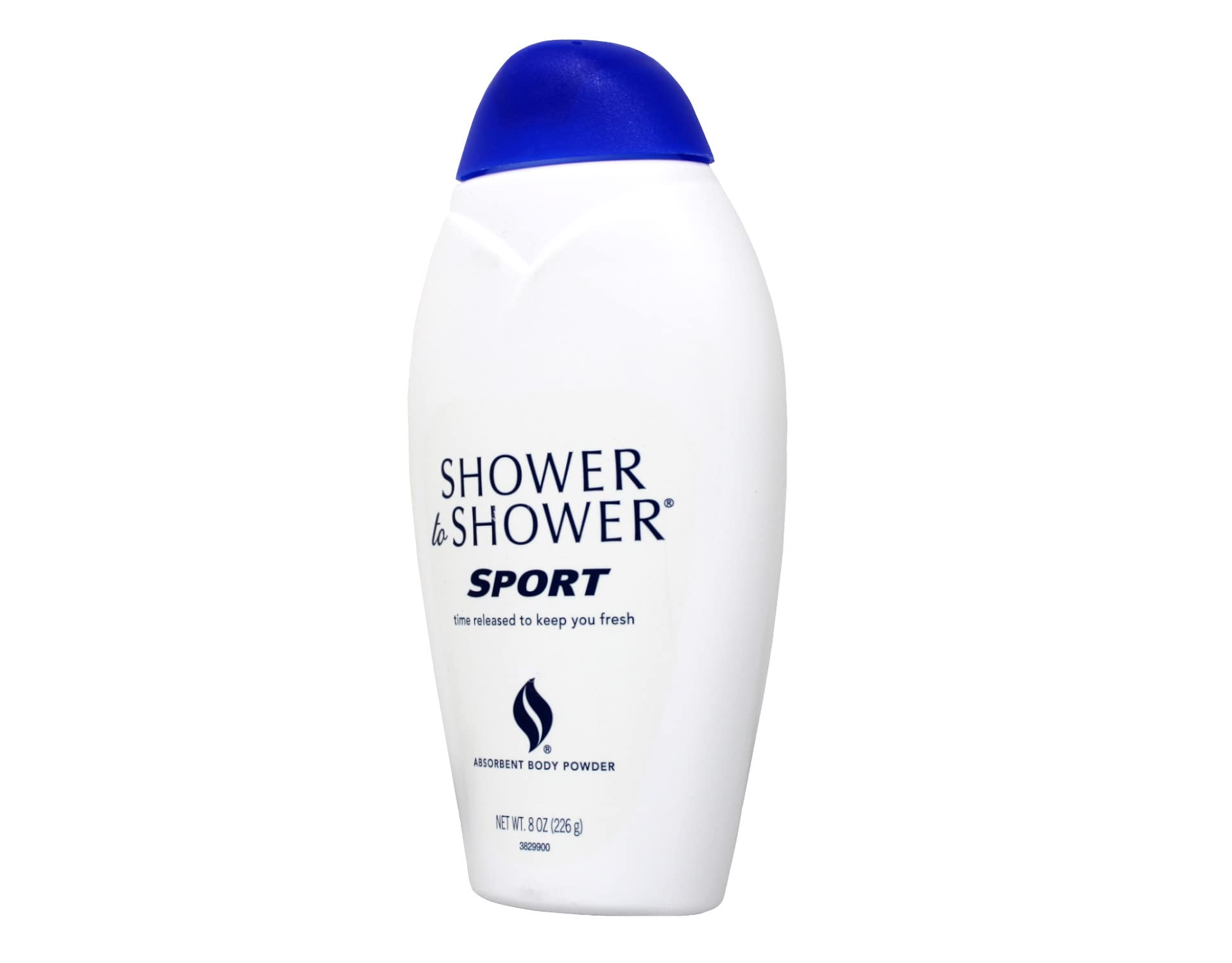 Shower to Shower Absorbent Body Powder for Men & Women - 8 oz Talc-Free Sports Powder - Keeps You Fresh & Dry During Workouts, Gym, and Outdoor Activities