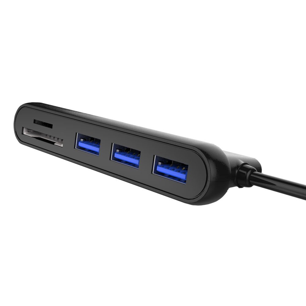 UPTab 5-in-1 USB C Hub with 3 USB 3.0 Ports & SD/TF Card Reader - Thunderbolt 3 Adapter for MacBook Pro/Air, iPad Pro, iMac, Mac Mini - Perfect for Office Work, Travel & Data Transfer