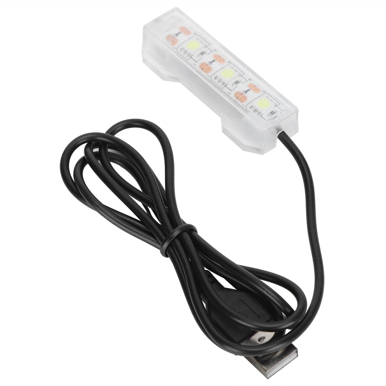 Pssopp Small Aquarium LED Light for Water Plants - Mini Desktop Fish Tank Decoration with Soft Lighting | Perfect for Home, Office & Aquascaping