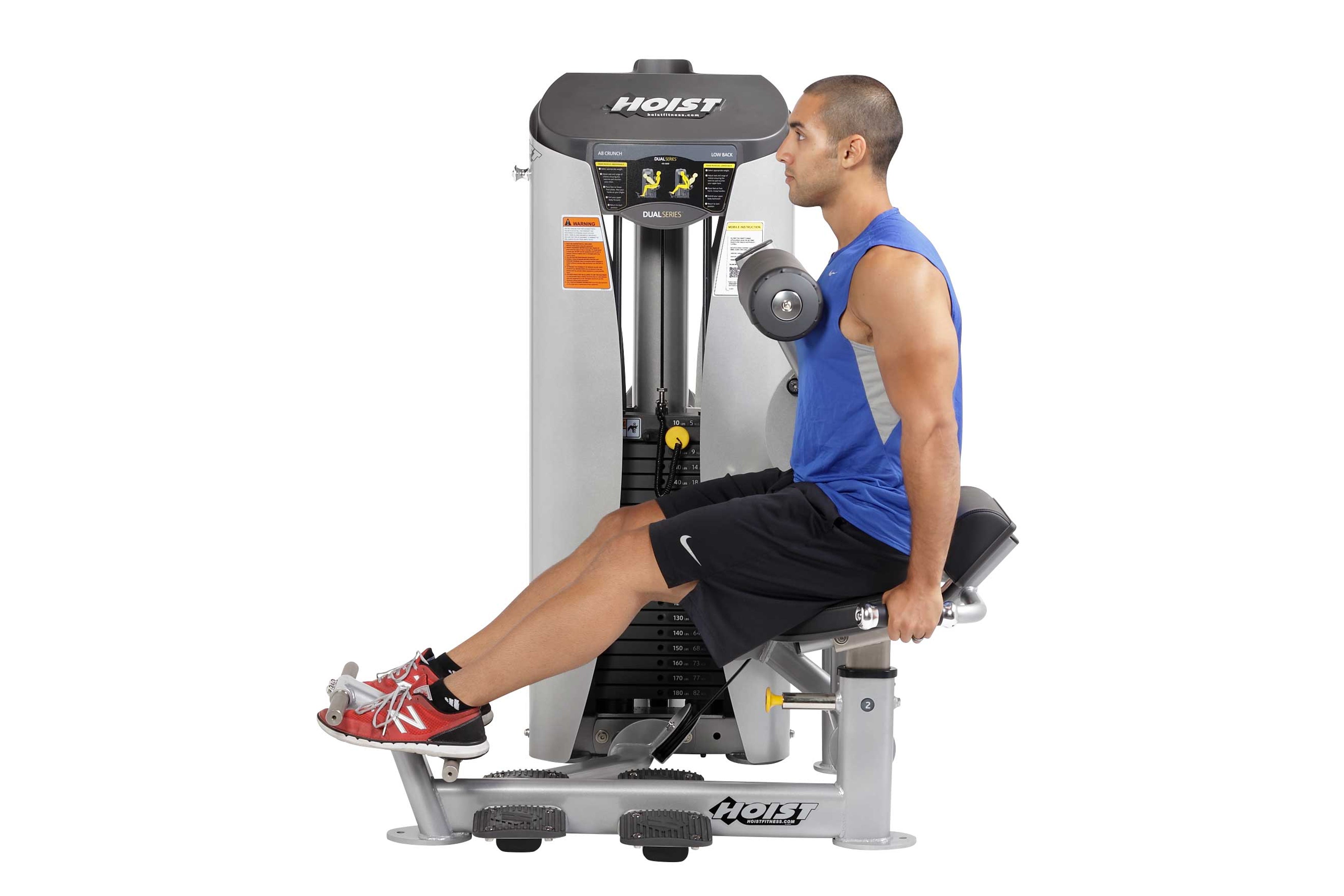 Hoist HD 3600 Ab Crunch and Low Back Workout Machine - Home Gym Equipment for Core Strength Training & Back Pain Relief | Perfect for Home Fitness, Commercial Gyms & Physical Therapy