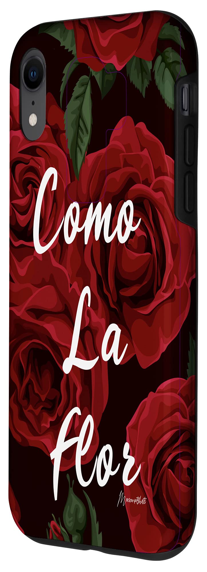 iPhone XR Case with Como La Flor Red Roses Design - Stylish & Protective Phone Cover for Everyday Use, Gifts, and Special Occasions