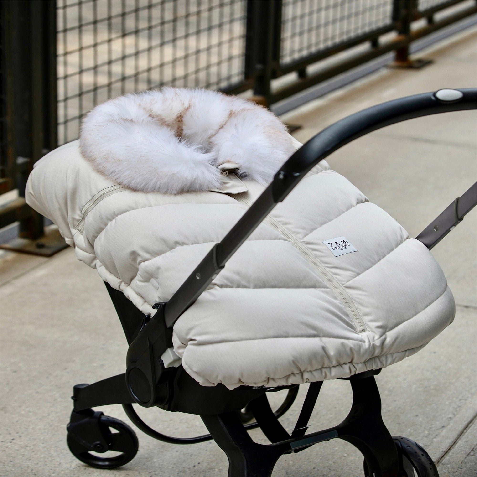 Premium Car Seat Cocoon for Baby - Soft & Warm Tundra Style - Perfect for Winter Travel, Stroller, and Outdoor Adventures