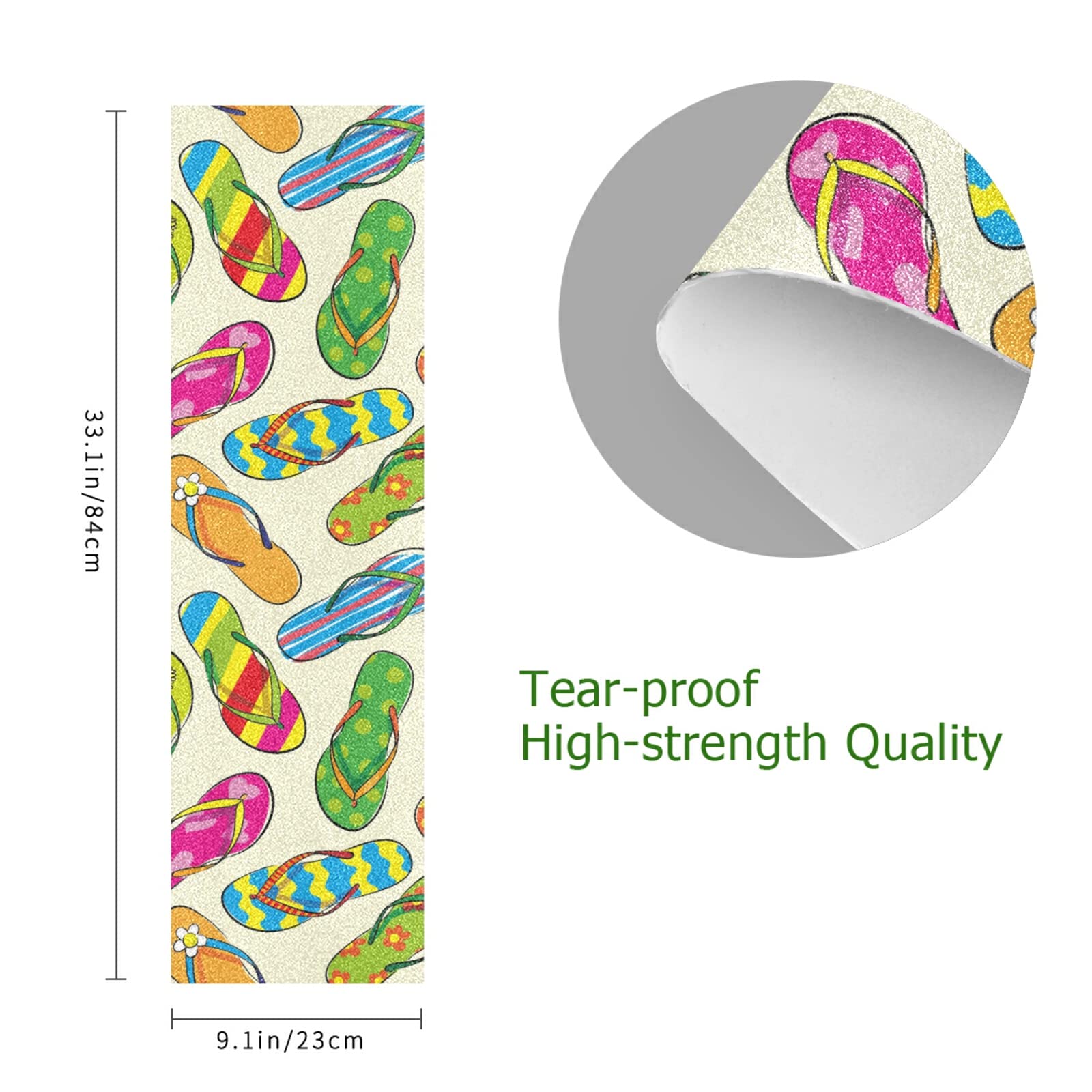 Poeticcity Waterproof Skateboard Grip Tape - Anti-Slip Longboard & Scooter Griptape Sheets - Tear-Resistant Sandpaper Sticker Roll for Easy Bubble-Free Application - Perfect for Skateboarding, Longboarding, and Scooter Riding