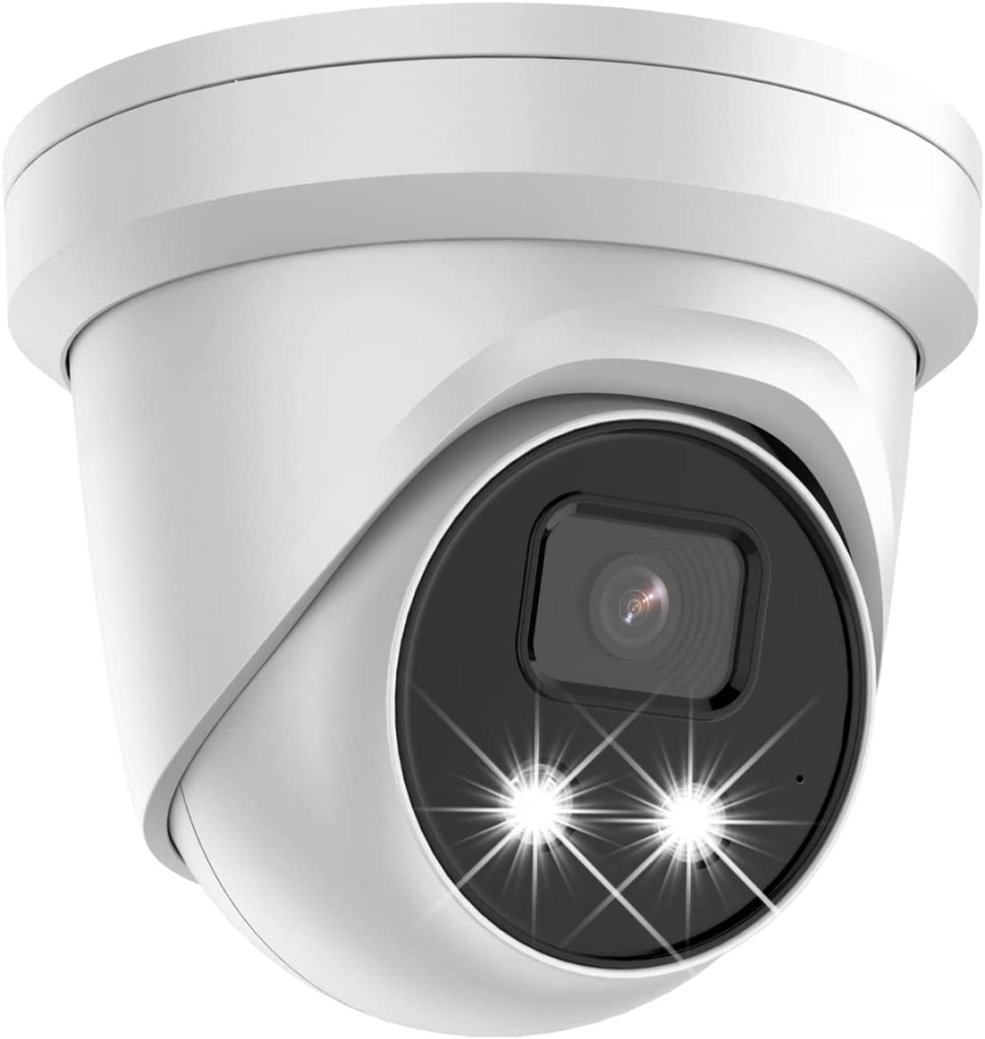 HITOSINO 4MP PoE IP Security Camera with 2.8mm Lens, Strobe Light, Audio Alarm, WDR, H.265+, IP67 Weatherproof, Two-Way Audio, Human & Vehicle Detection - Ideal for Home Surveillance, Business Security, and Outdoor Monitoring