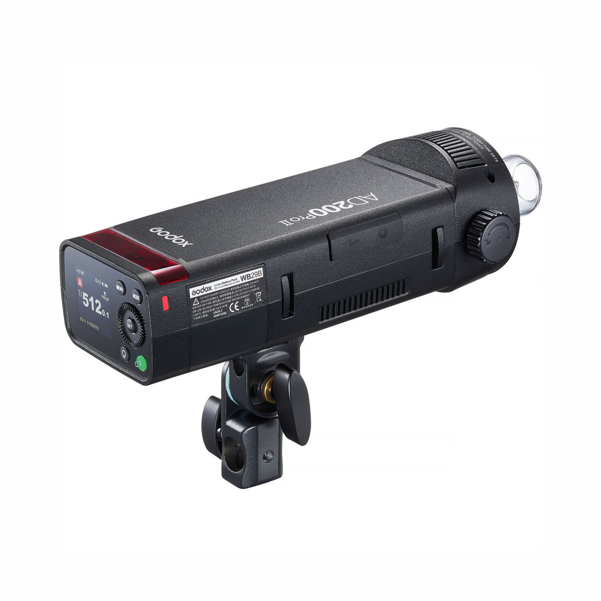 Godox AD200Pro II TTL Pocket Flash - 200Ws Portable Strobe Light with HSS & Wireless Control for Outdoor Photography, Studio Lighting, and On-Location Shoots