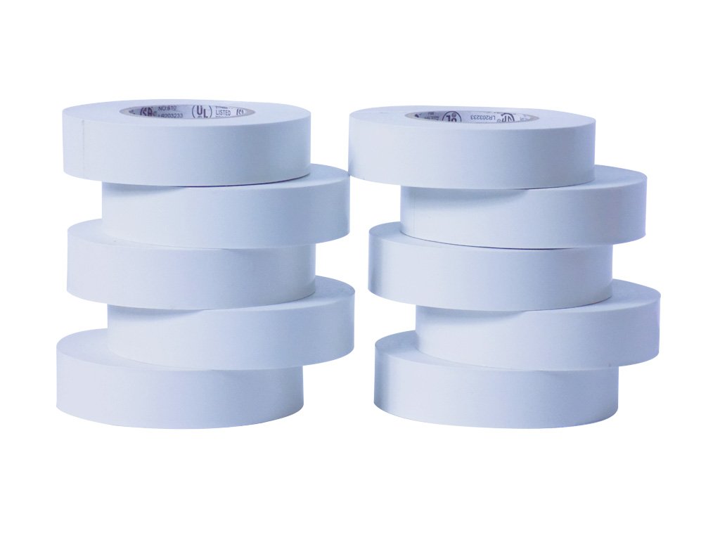 WOD EL-766AW Professional Grade White Electrical Tape 3/4