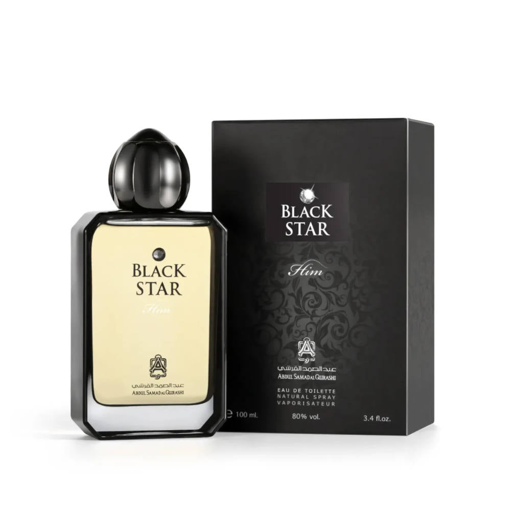 Black Star For Men Eau de Toilette - 100ml Fragrance Spray | Long-Lasting Cologne for Daily Wear, Date Nights & Special Occasions
