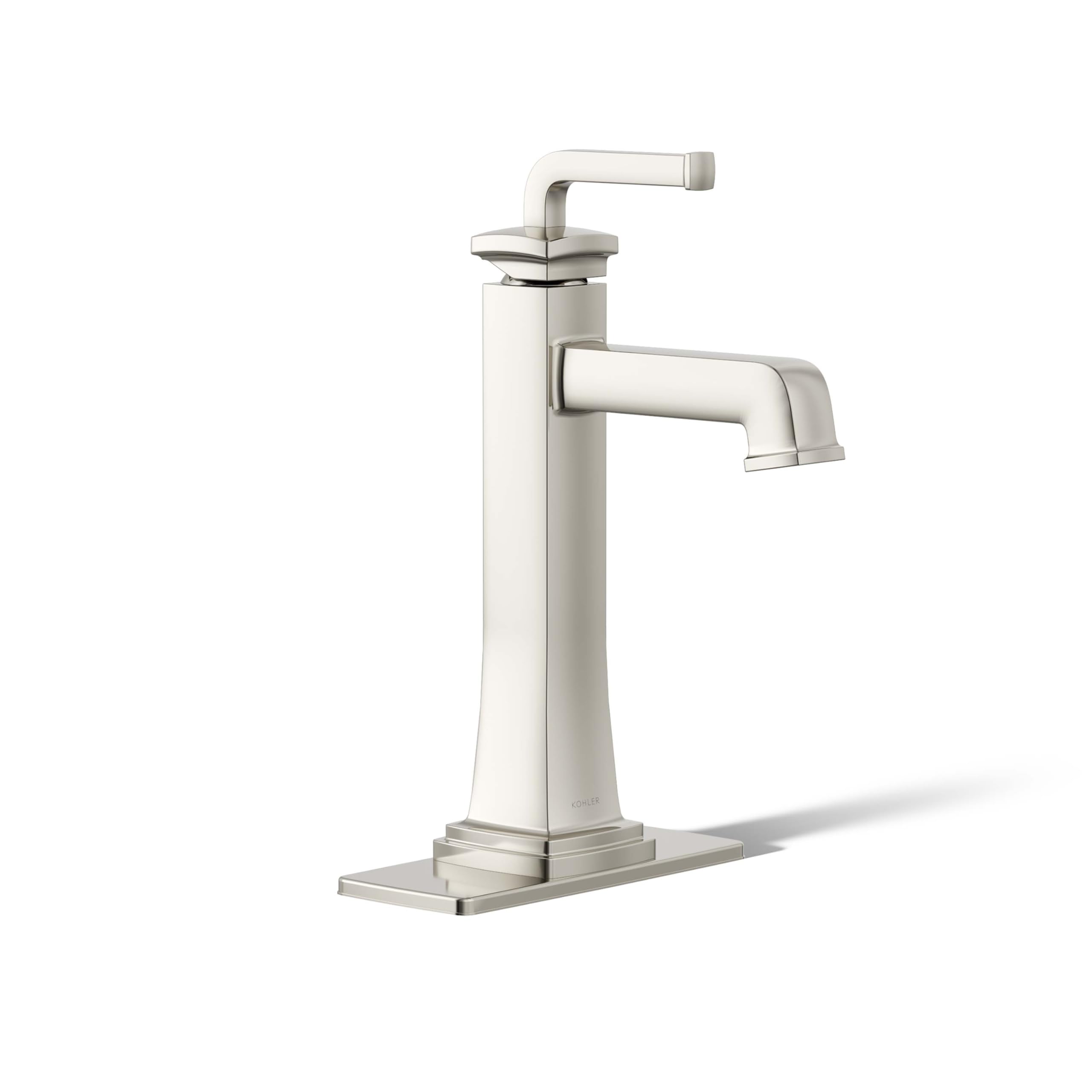 KOHLER RIFF™ Tall Single-Handle Bathroom Faucet - Modern Water-Saving Design for Bathroom Sink, Perfect for Home & Commercial Use