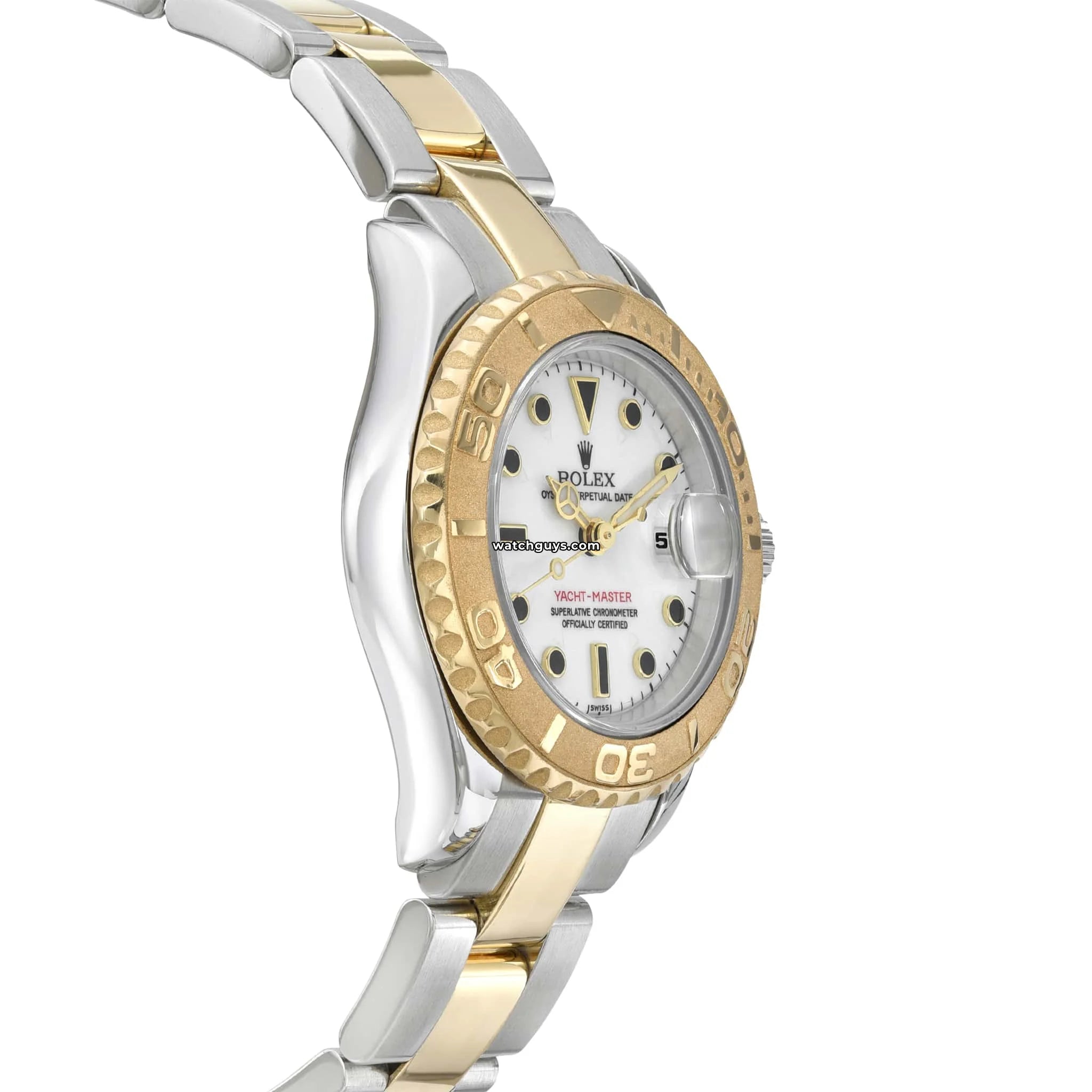 Luxury Rolex Yacht Master 69623 Two-Tone Watch - 18K Gold & Stainless Steel Men's Timepiece for Sailing, Yachting & Formal Occasions