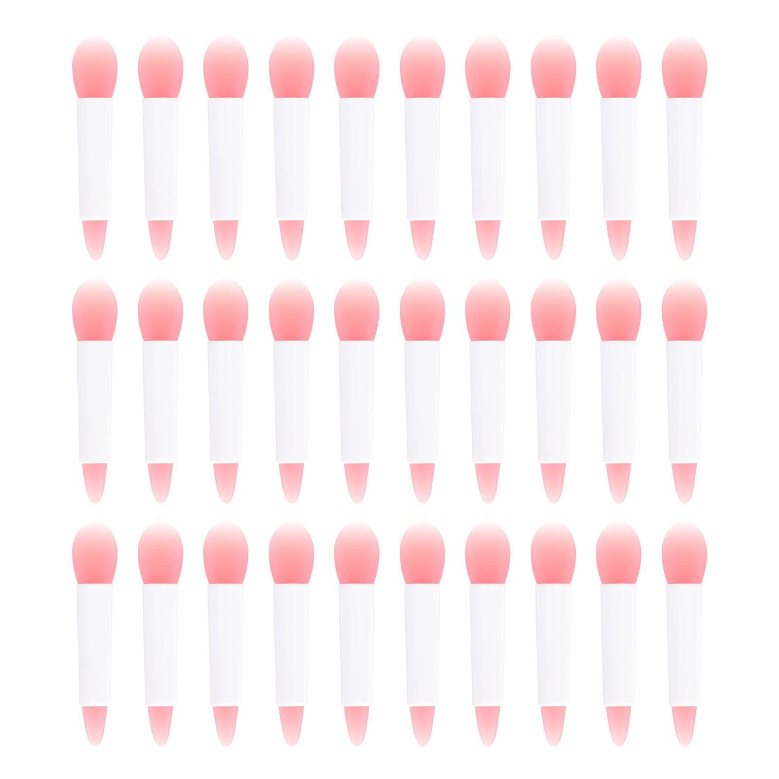 OSALADI 30Pcs Silicone Lip Brushes - Professional Makeup Lipstick Applicator Set for Precise Lipstick & Gloss Application - Perfect for Makeup Artists, Beauty Enthusiasts & Home Use