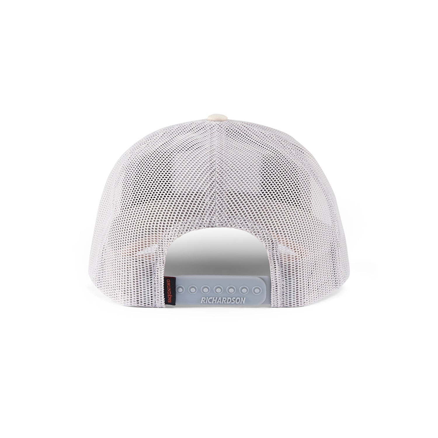 Grundens Low Pro Script Trucker Hat - Waterproof & Durable Fishing Hat for Men & Women - Perfect for Boating, Fishing, and Outdoor Adventures