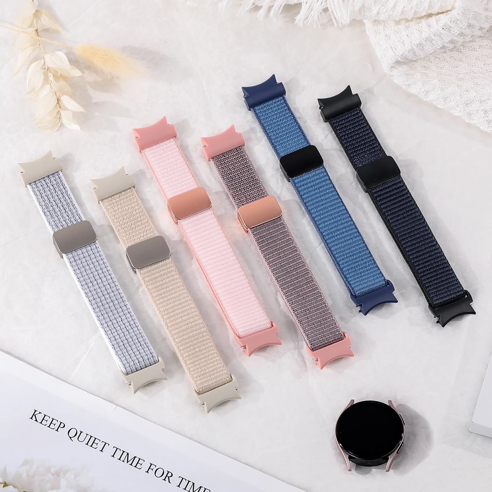 Premium Magnetic Nylon Sports Bands for Running, Gym & Fitness - Adjustable Wrist Support for Athletes & Active Lifestyles