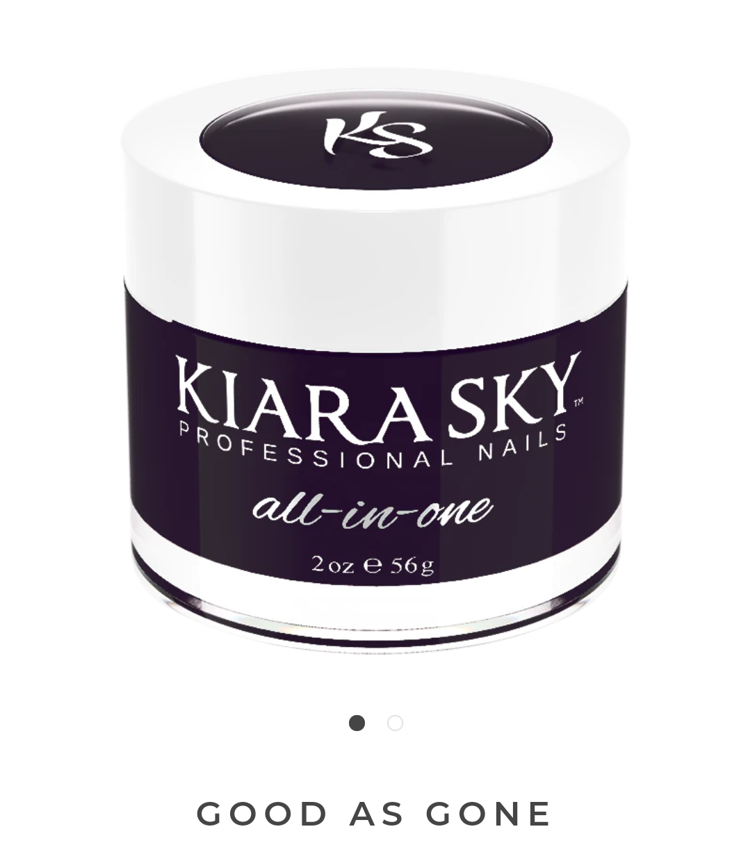 KIARASKY ALL IN ONE GOOD AS GONE 2oz Nail Polish Remover - Fast Acting Acetone-Free Formula for Salon Quality Manicures at Home | Perfect for Gel, Acrylic & Dip Powder Nail Removal