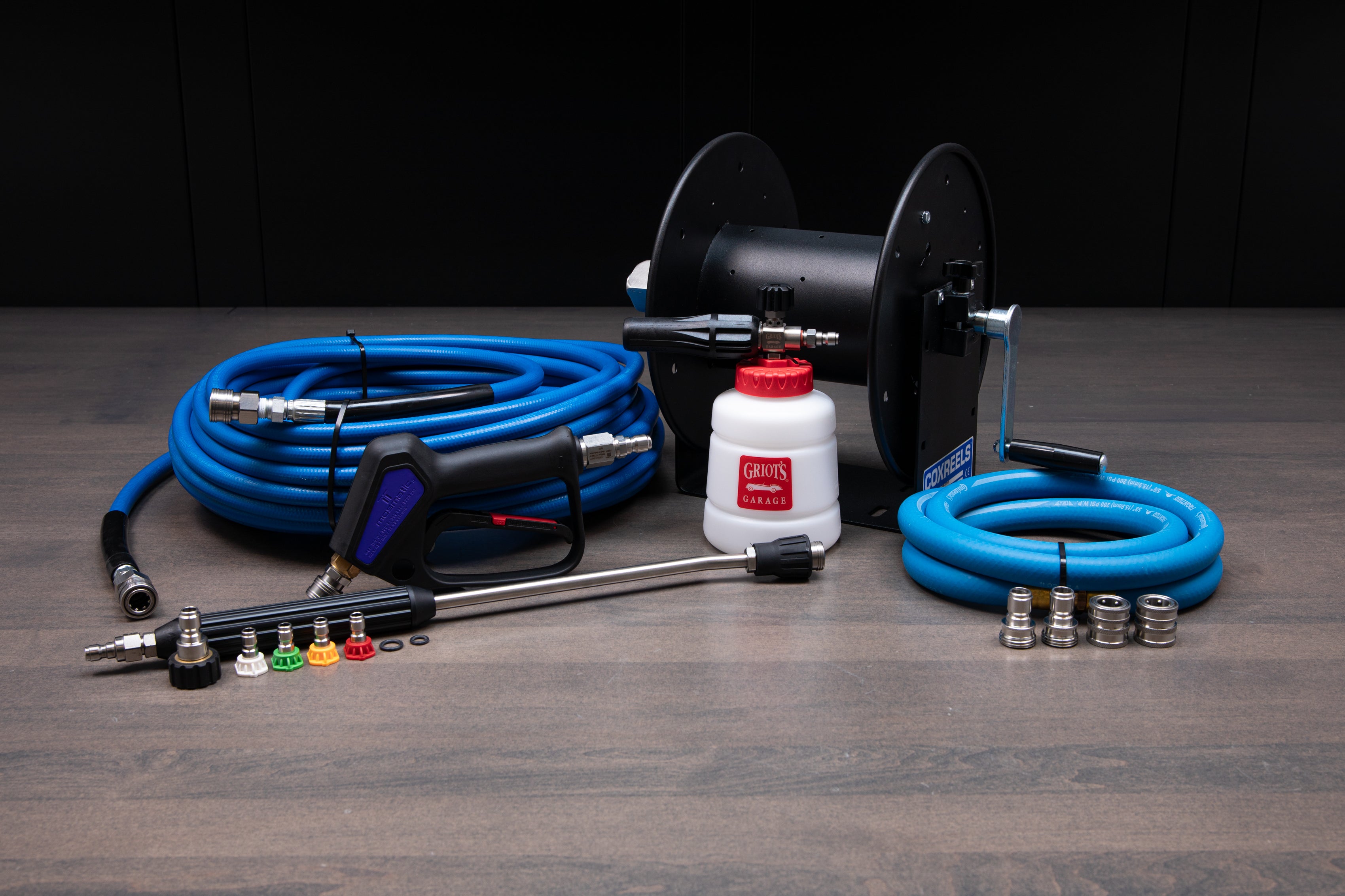 AR Blue Clean Pro Line Wall Mount Accessory Kit for Pressure Washers - Perfect for Garage, Driveway & Outdoor Cleaning