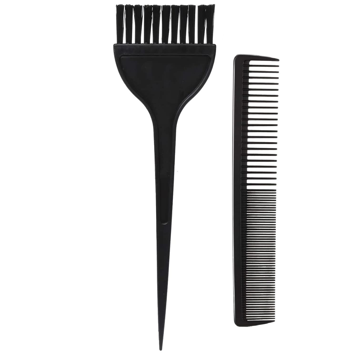 ZAUKY Professional Hair Coloring Brush & Styling Comb Set - Salon-Grade Hair Dye Tools Kit for Men & Women (Includes 1 Dye Brush + 1 Flat Comb) - Perfect for At-Home Hair Coloring, Salon Styling & DIY Hair Treatments