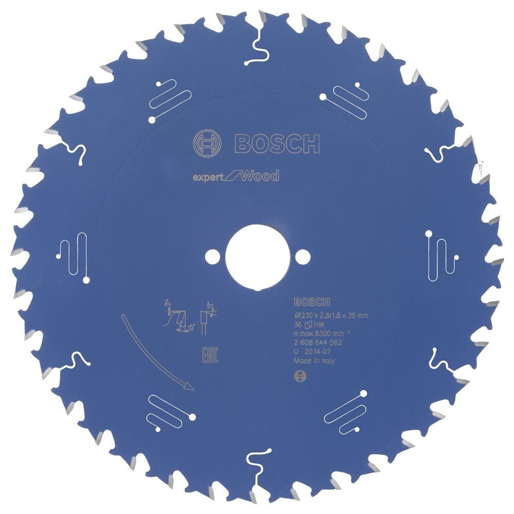 Bosch 2330018 7-1/4 Inch Circular Saw Blade with 24 Teeth - Premium Carbide Tipped for Fast, Smooth Cuts - Ideal for Woodworking, Plywood, and DIY Projects