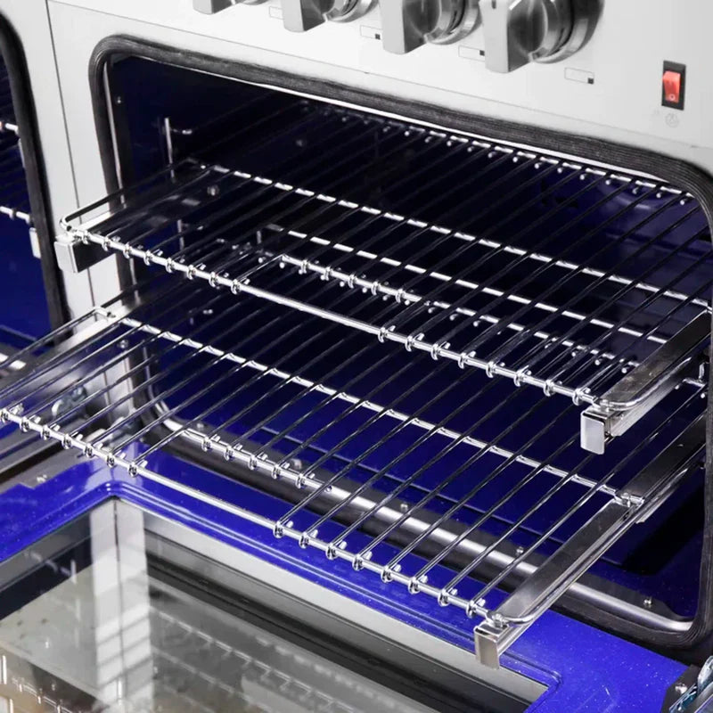 FORNO Massimo 60 Inch Freestanding Dual Fuel Range - Stainless Steel FFSGS6125 | 60
