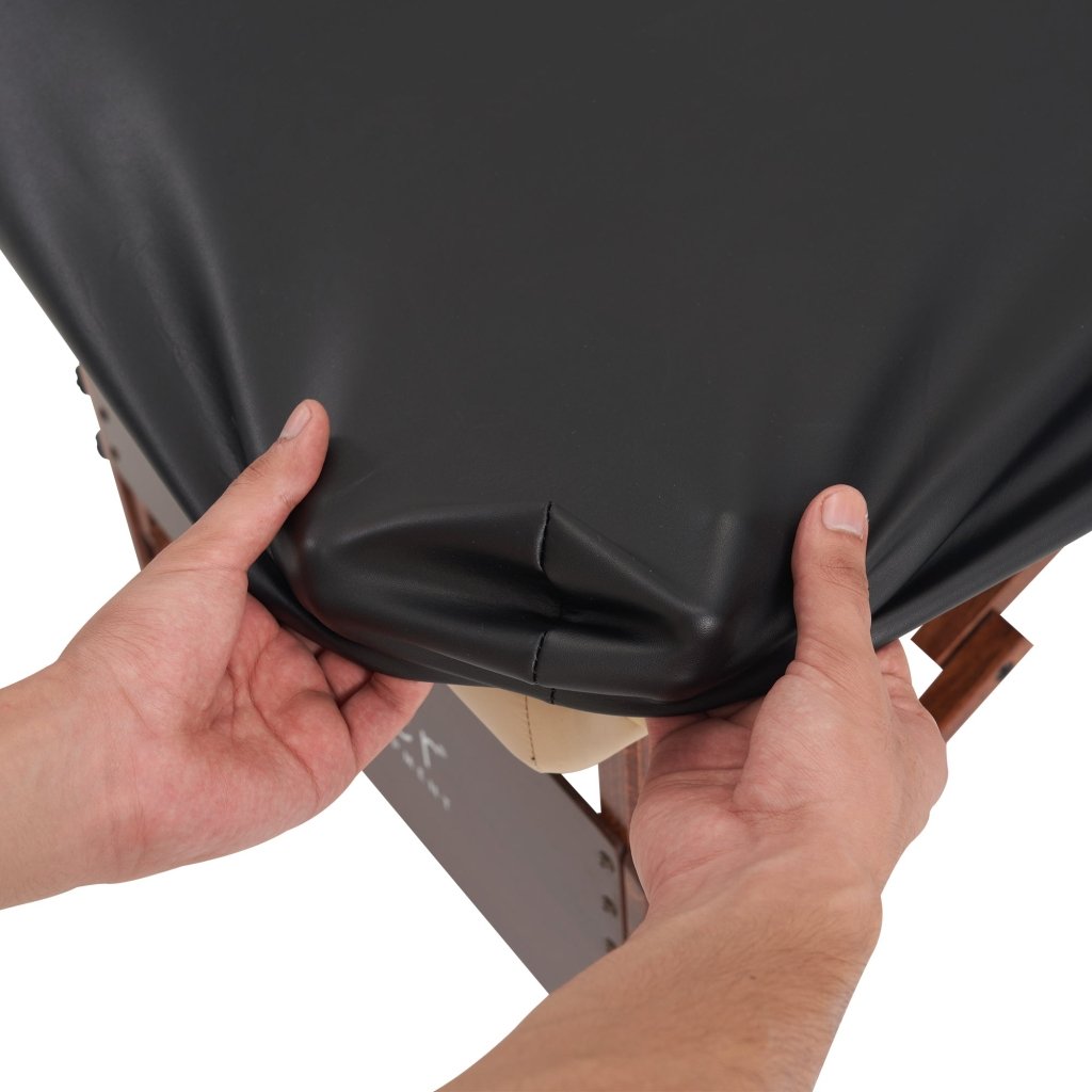 Premium Universal Massage Table Cover - PU Vinyl Leather, Ultra Durable & Waterproof - Fits All Massage Tables - Perfect for Spas, Clinics & Home Use