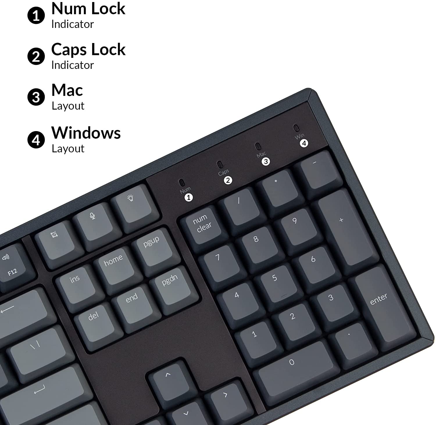 Keychron K10 Wireless Mechanical Keyboard - Bluetooth/USB Wired, Gateron G Pro Brown Switches, Aluminum Frame, 104 Keys - Perfect for Office, Gaming & Typing Enthusiasts
