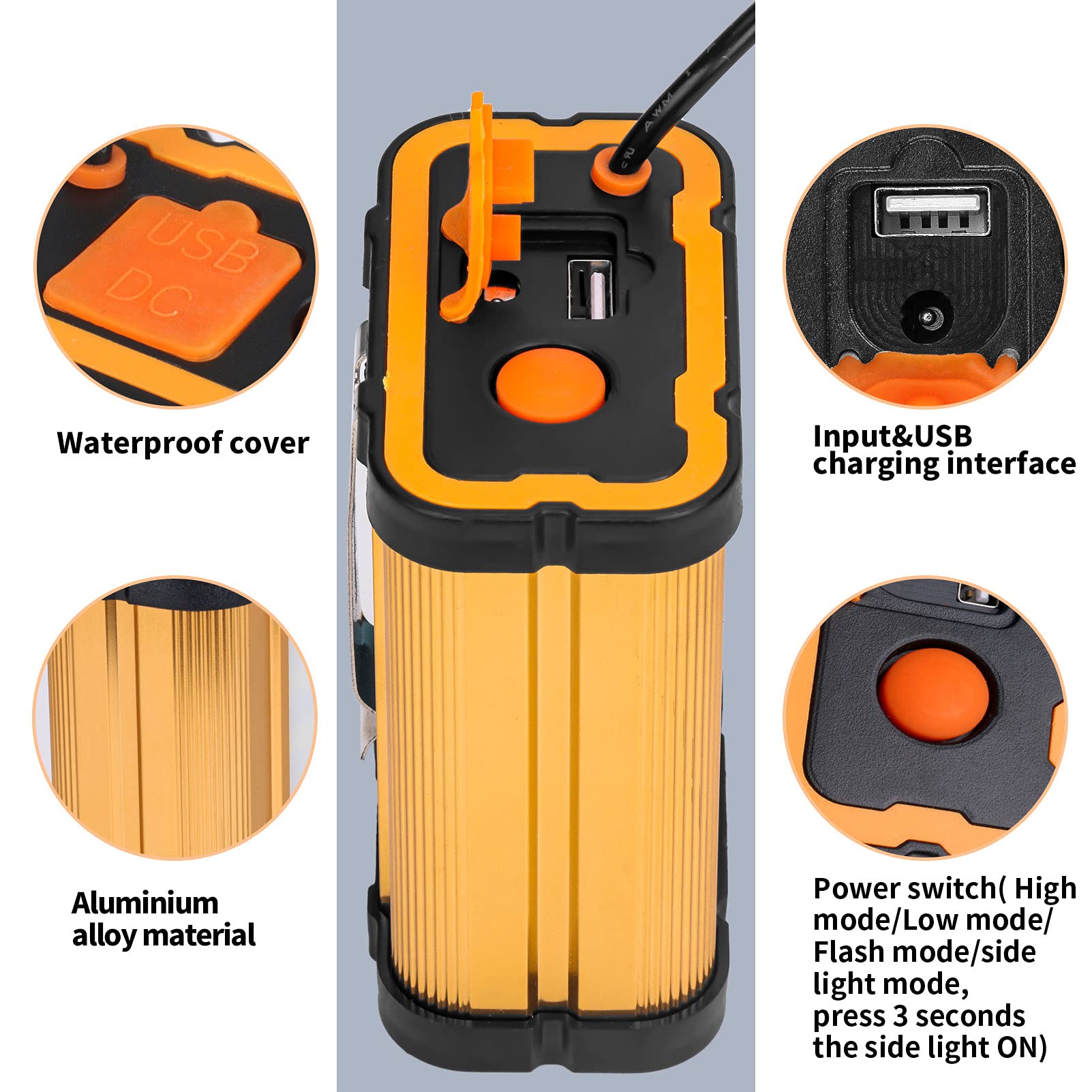 Super Bright Rechargeable LED Headlamp - 1000 Lumens Waterproof Headlight with 3 Light Modes (High/Medium/Low) for Camping, Hiking, Hunting & Fishing | Adjustable Strap & Long Battery Life | Perfect for Night Running, Cycling, Emergency & Outdoor Adventures