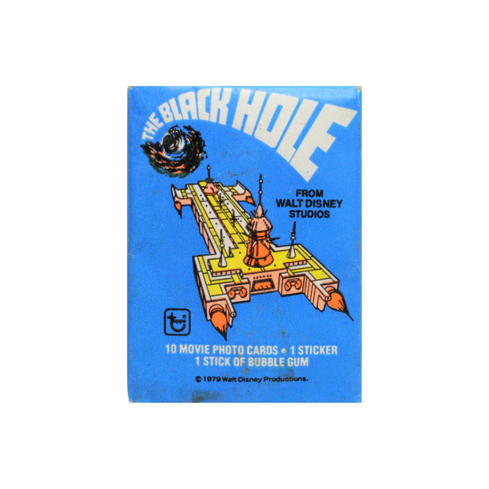1979 Topps Black Hole Trading Cards - Unopened Vintage Pack - Collectible Sci-Fi Movie Memorabilia - Perfect for Card Collectors & Film Fans