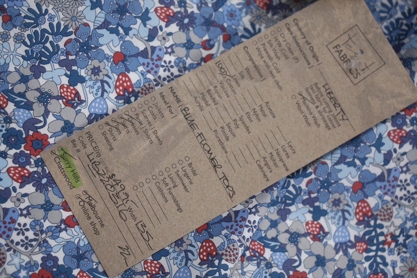 Blue Floral Print Tops for Women | Liberty of London Collection | Perfect for Spring & Summer Outfits