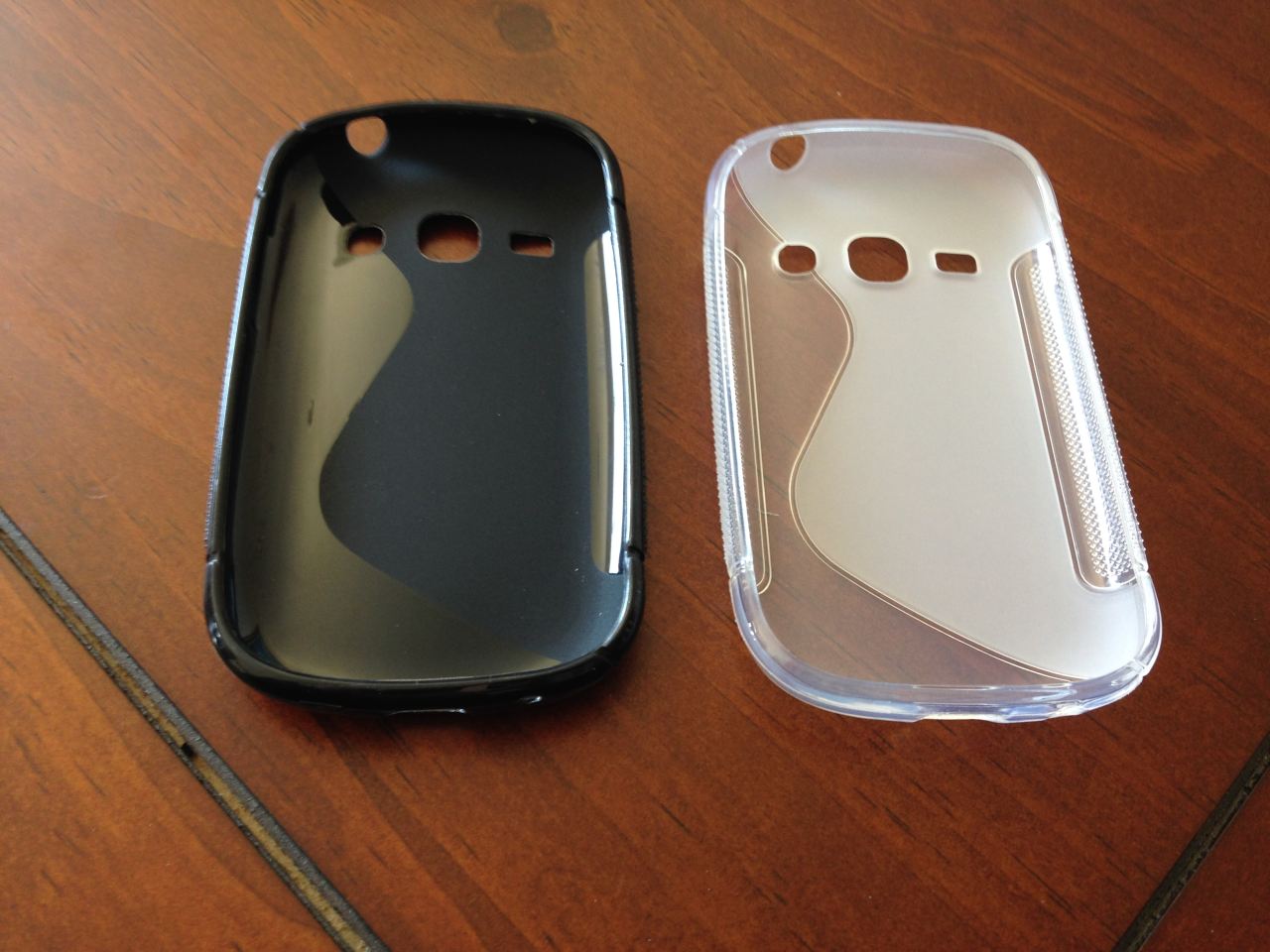 2 Pack Samsung Galaxy Fame S6810 Phone Case with Screen Protector - Slim Protective Cover for Everyday Use, Travel & Work