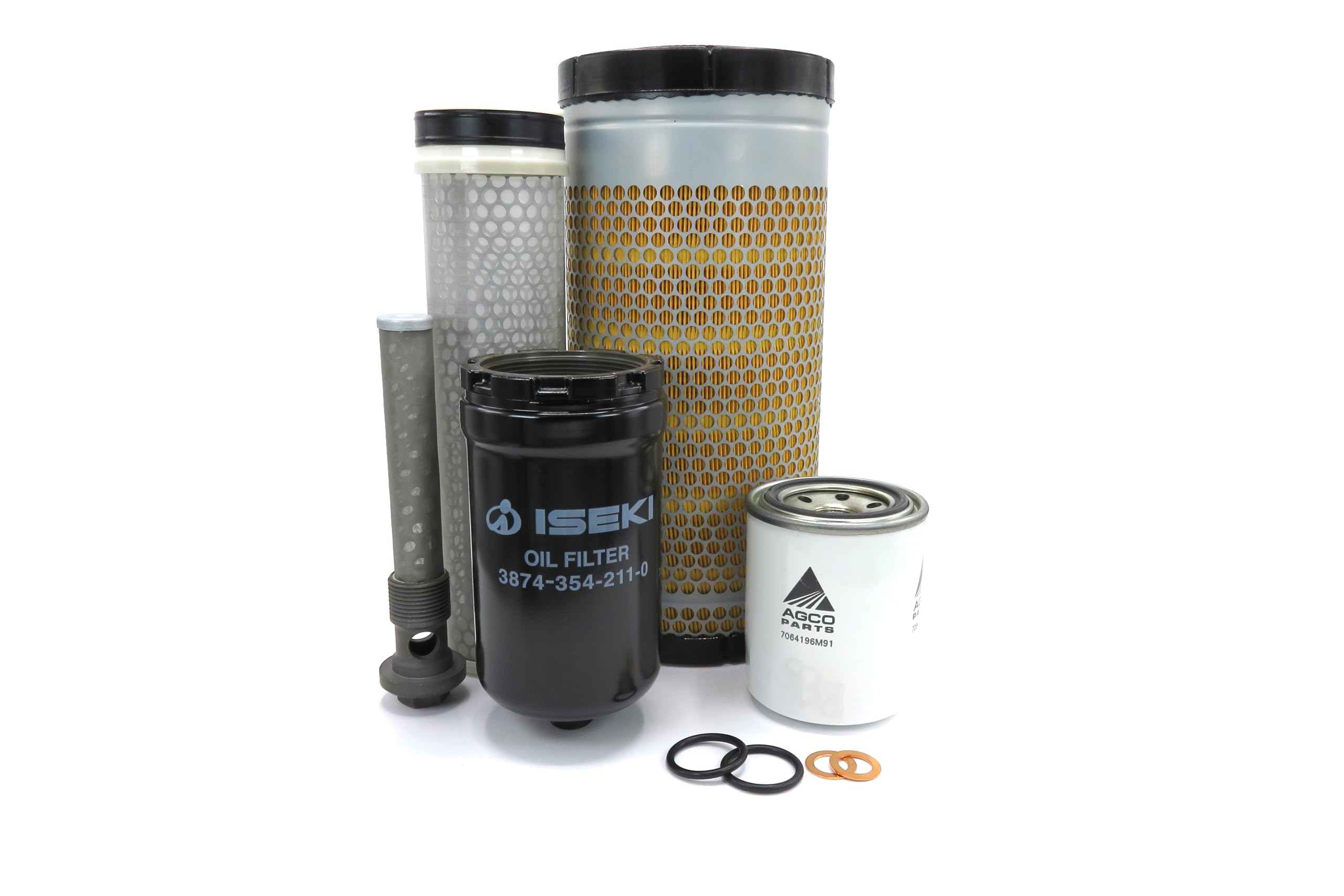 Massey Ferguson Tractor MF1742 MF1749 MF1754 Air Filter Maintenance Kit - Replacement Air Filter & Oil Filter Combo for Tractor Engine Protection | Farm Equipment Maintenance & Field Work