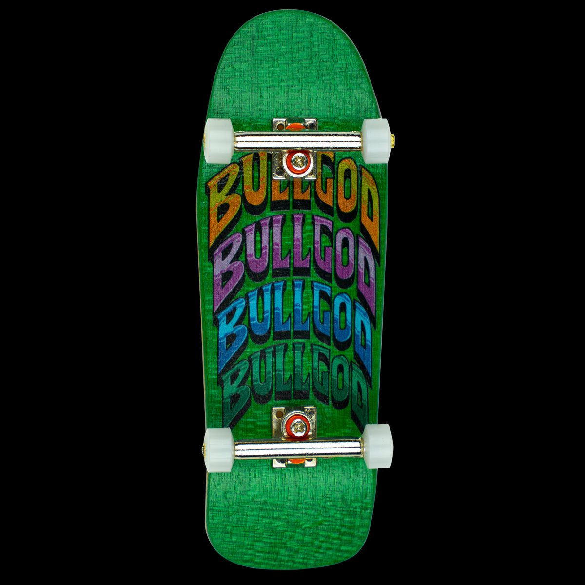BullGod Old School Fingerboard Complete Set - Professional Skateboard Miniature for Tricks & Stunts - Perfect for Kids, Teens & Adults - Indoor & Outdoor Fun, Office Desk Toy, Stress Relief Gift