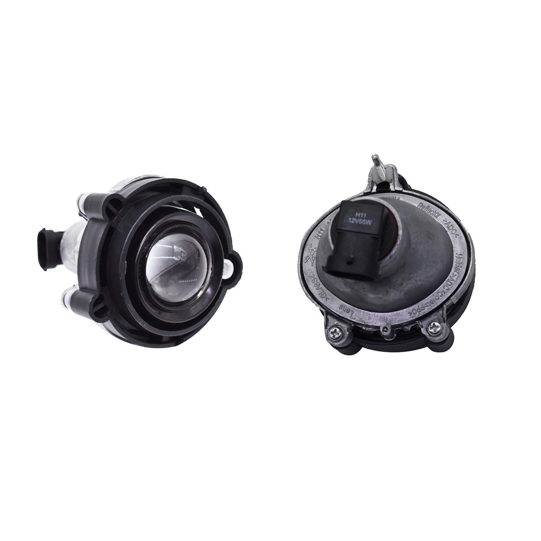 2016-2018 Chevy Cruze Fog Light Assembly Kit - Driver & Passenger Side Replacement with Bumper Covers & Wiring Harness Switch | Durable LED Fog Lights for Night Driving & Inclement Weather