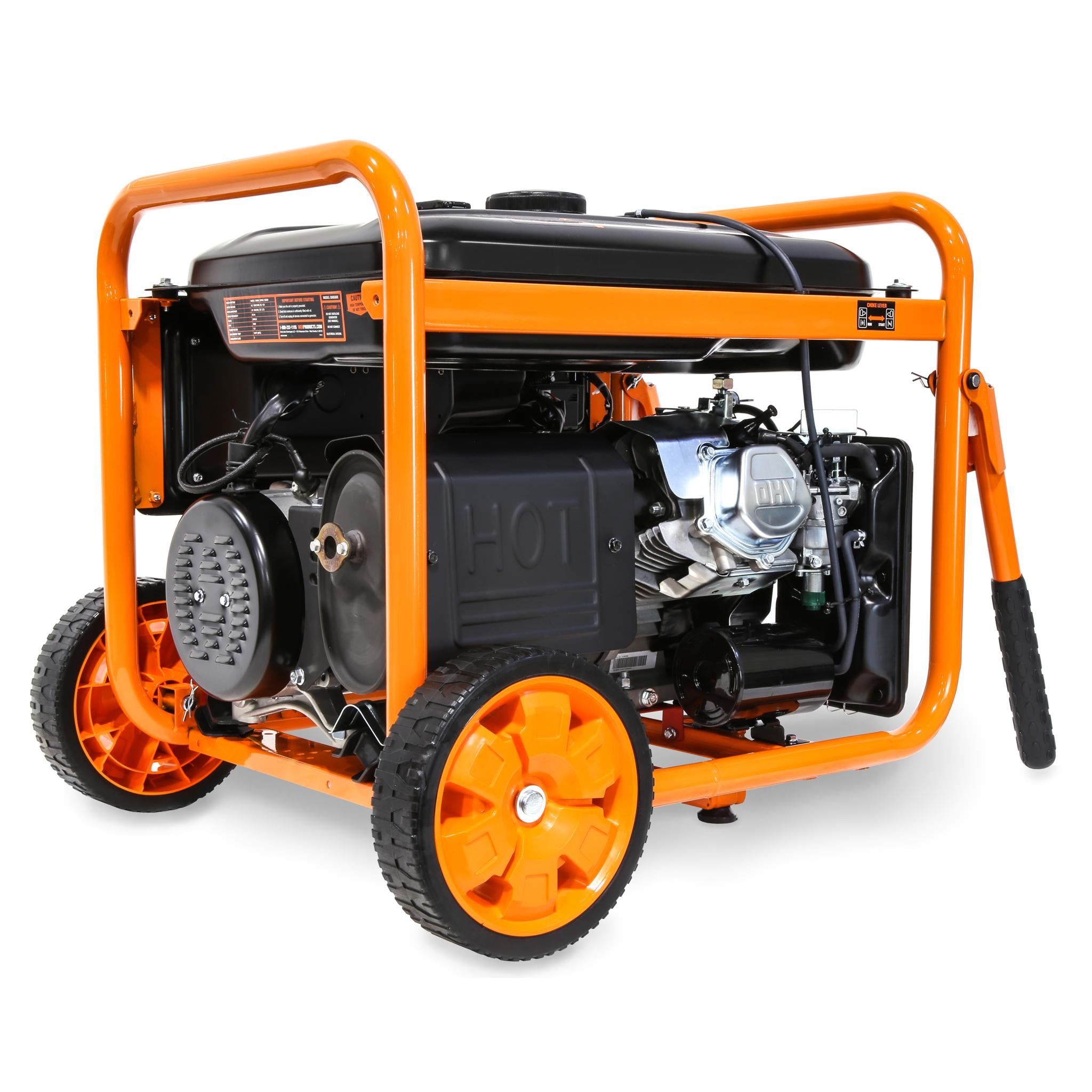 WEN GN9500X 9500-Watt 420cc Portable Generator with Transfer Switch - RV Ready 120V/240V, Remote Electric Start & CO Shutdown Sensor - Ideal for Home Backup Power, Camping & Emergency Use