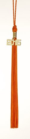 2011 Orange Graduation Tassel - High Quality Commencement Accessory - Made in USA - Perfect for Graduation Ceremonies, Yearbook Photos & School Memorabilia