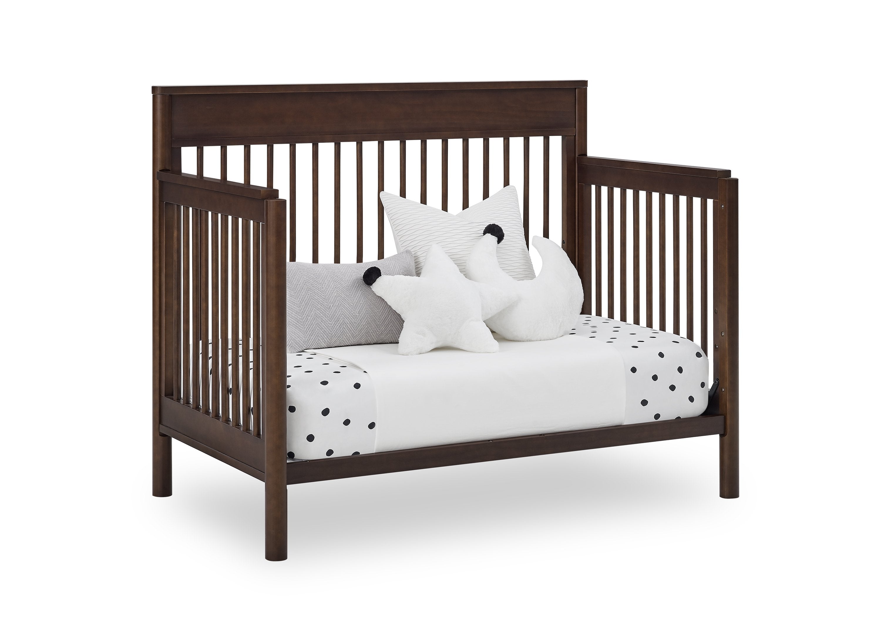 Remy 6-in-1 Convertible Baby Crib - Toddler Bed, Daybed & Full-Size Bed | Safe & Durable Nursery Furniture for Newborn to Adult | Perfect for Nursery, Bedroom & Guest Room