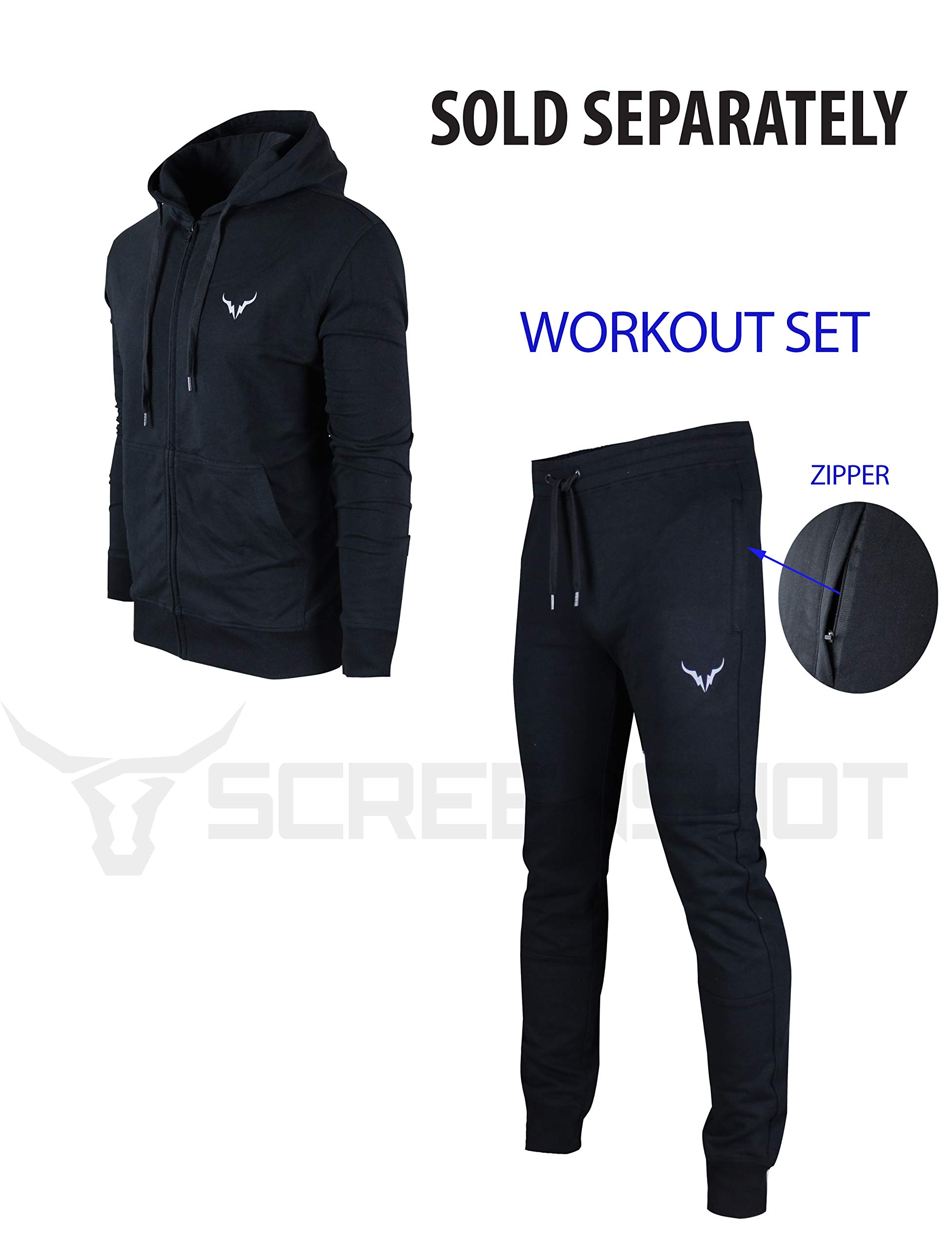 Premium Slim Fit Workout Pants for Men - Athletic Jogger Fitness Gym Sweatpants | Comfortable & Breathable for Running, Training & Casual Wear
