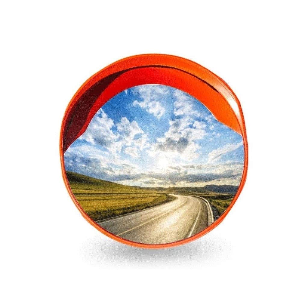 45cm Portable Safety Mirror - Wide Angle Convex Traffic Mirror for Indoor & Outdoor Use - Perfect for Driveways, Garages, and Blind Spots
