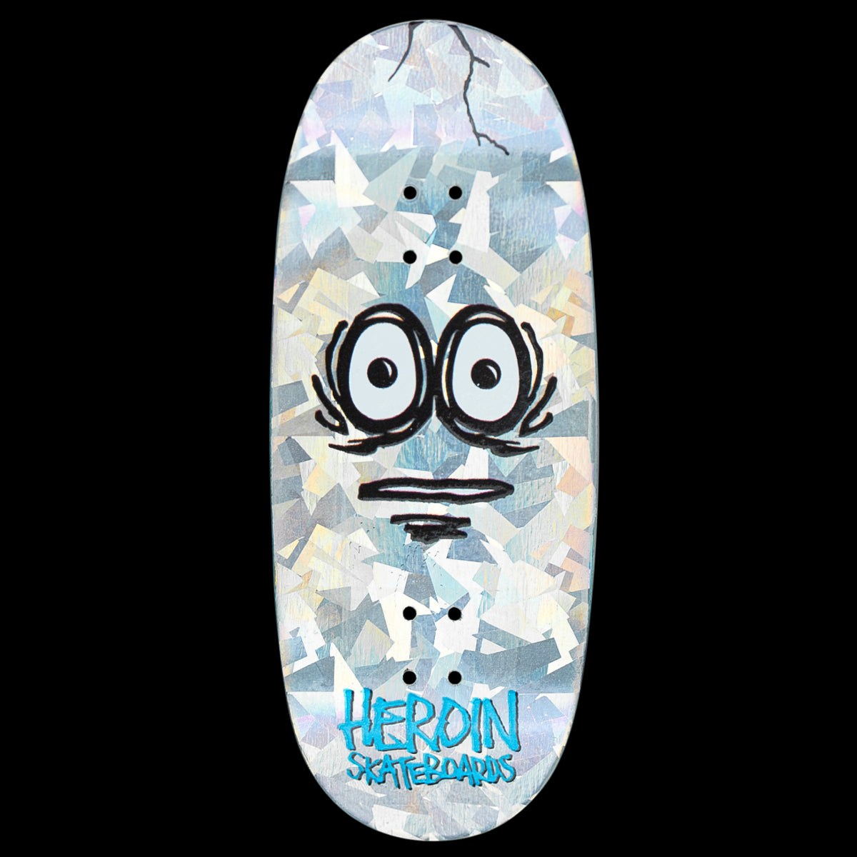 Maple Labs Fingerboard Deck - Extra Large Egg Video City II Hellscape Design for Skateboard Enthusiasts - Perfect for Street Skating & Trick Practice