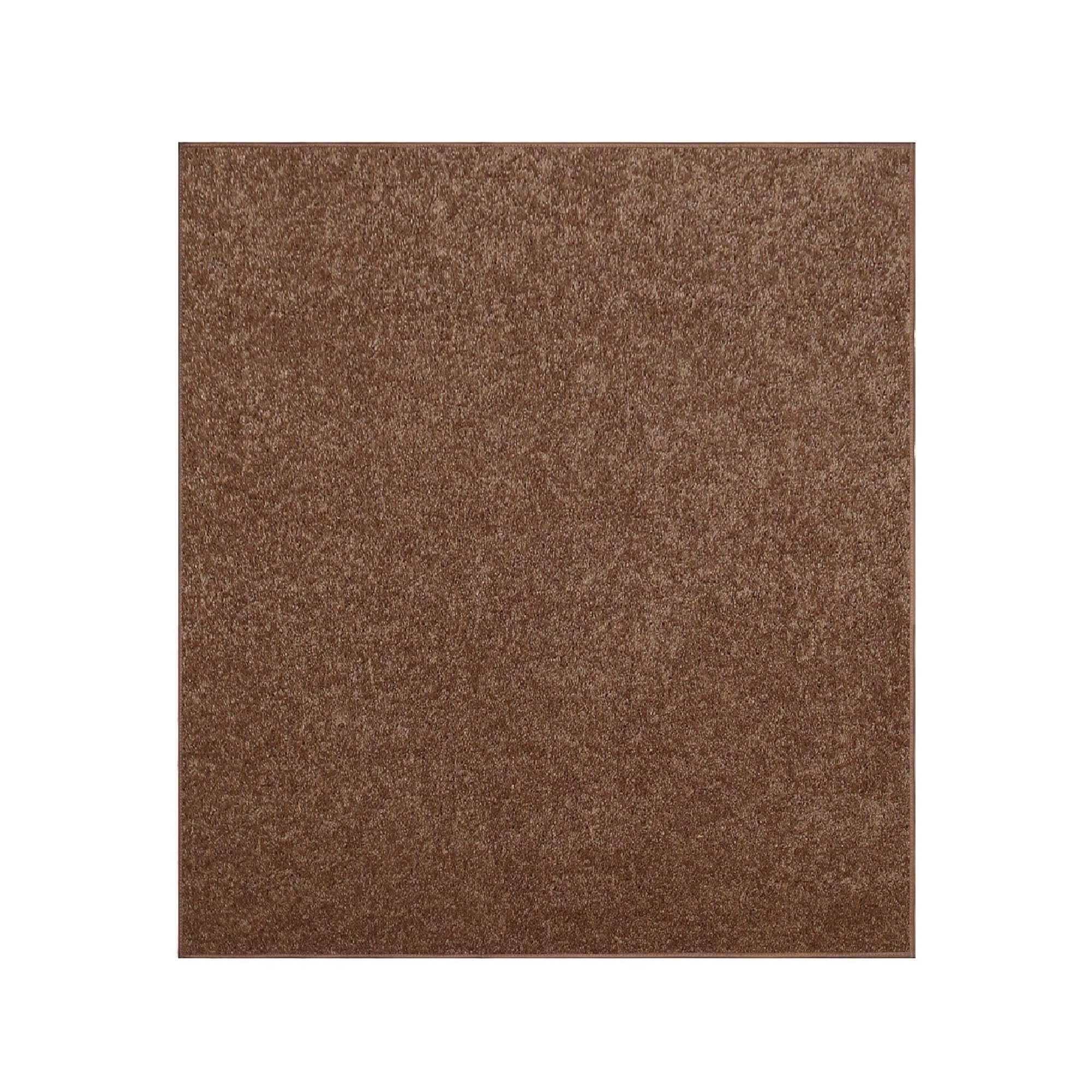 Ambiant Saturn Collection Kids Favourite Brown Area Rug - 6' Square Stain-Resistant Indoor Rug for Living Room, Bedroom, Entryway | Pet & Child Safe USA-Made Carpet | Perfect for Family Homes, Playrooms & Nursery Decor