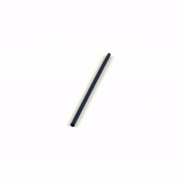 Eco-Friendly Compostable PLA/PBAT Plastic Straws - Midnight Blue, 8 1/4 Inch, 100 Count Box - Perfect for Parties, Restaurants & Sustainable Living