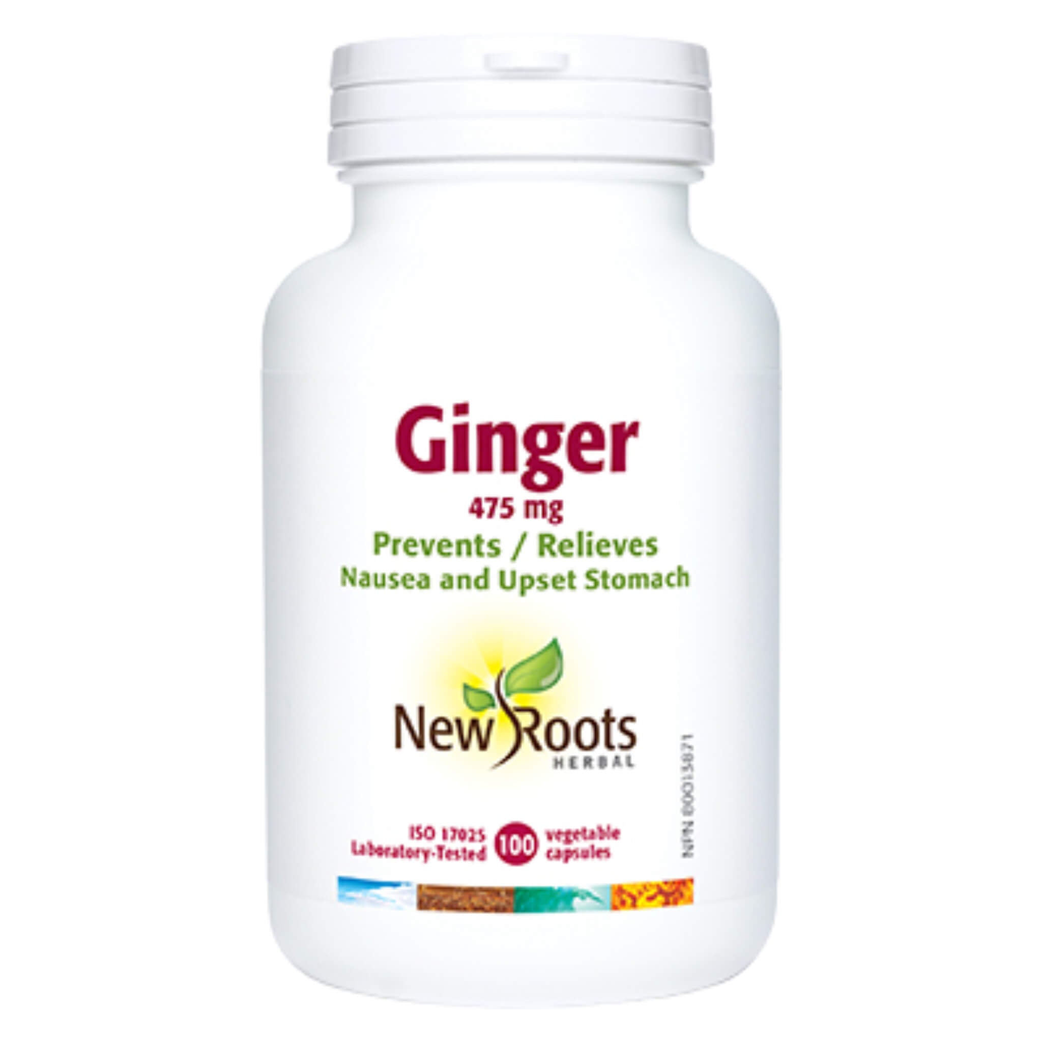 Premium Organic Ginger Root Capsules 475mg - 100 Vegan Capsules for Digestive Support & Immune Health - Natural Nausea Relief & Anti-Inflammatory Supplement for Travel, Morning Sickness & Wellness