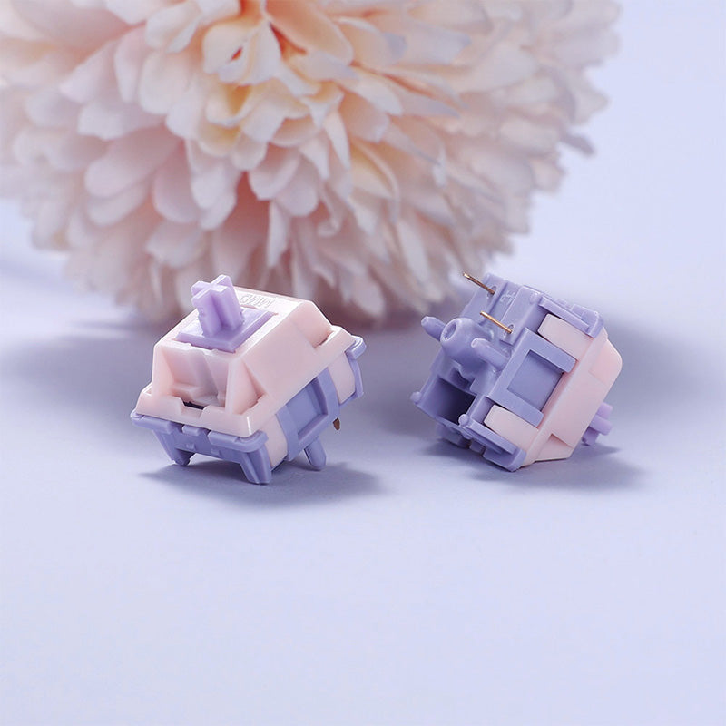 ACGAM MMD Princess V2 Linear Mechanical Keyboard Switches - Smooth & Quiet Gaming Switches for Custom Keyboards (Perfect for Typing, Gaming & Office Work)