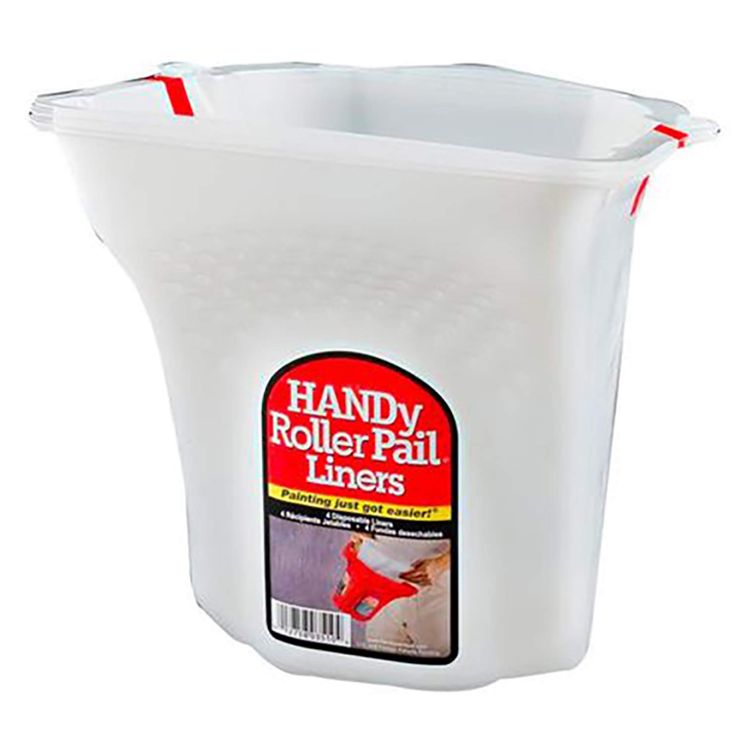 HANDy Roller Pail Liners - Bulk 100 Pack Heavy Duty Trash Bags for Commercial & Home Use - Perfect for Painting, Cleaning, and Construction Projects