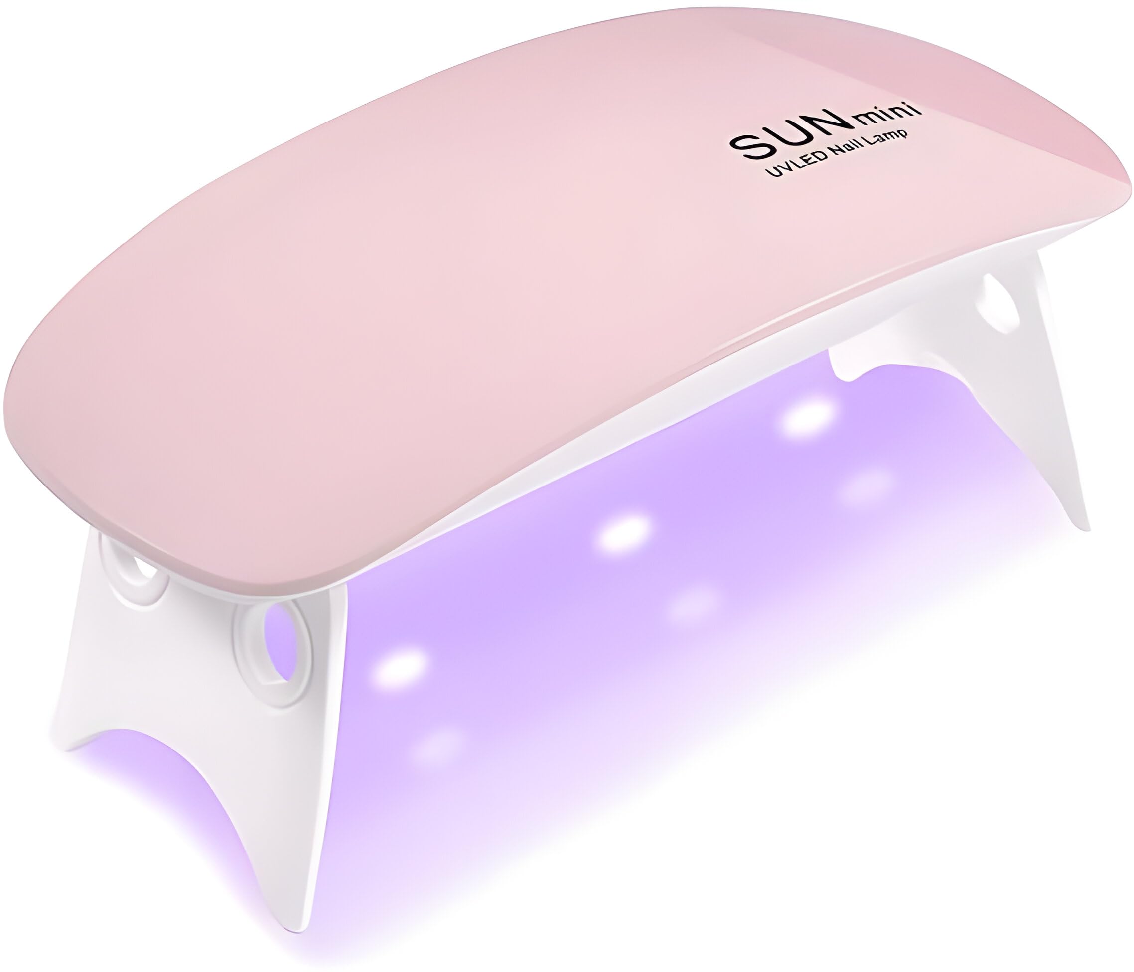 VINTAGER Mini LED Nail Lamp - Portable UV Nail Dryer for Gel Polish with 2 Timer Settings & USB Charging | Fast Curing for Gel Nails, Acrylics & Dip Powder | Perfect for Home Manicures, Nail Salons & Travel Use (Multicolor)