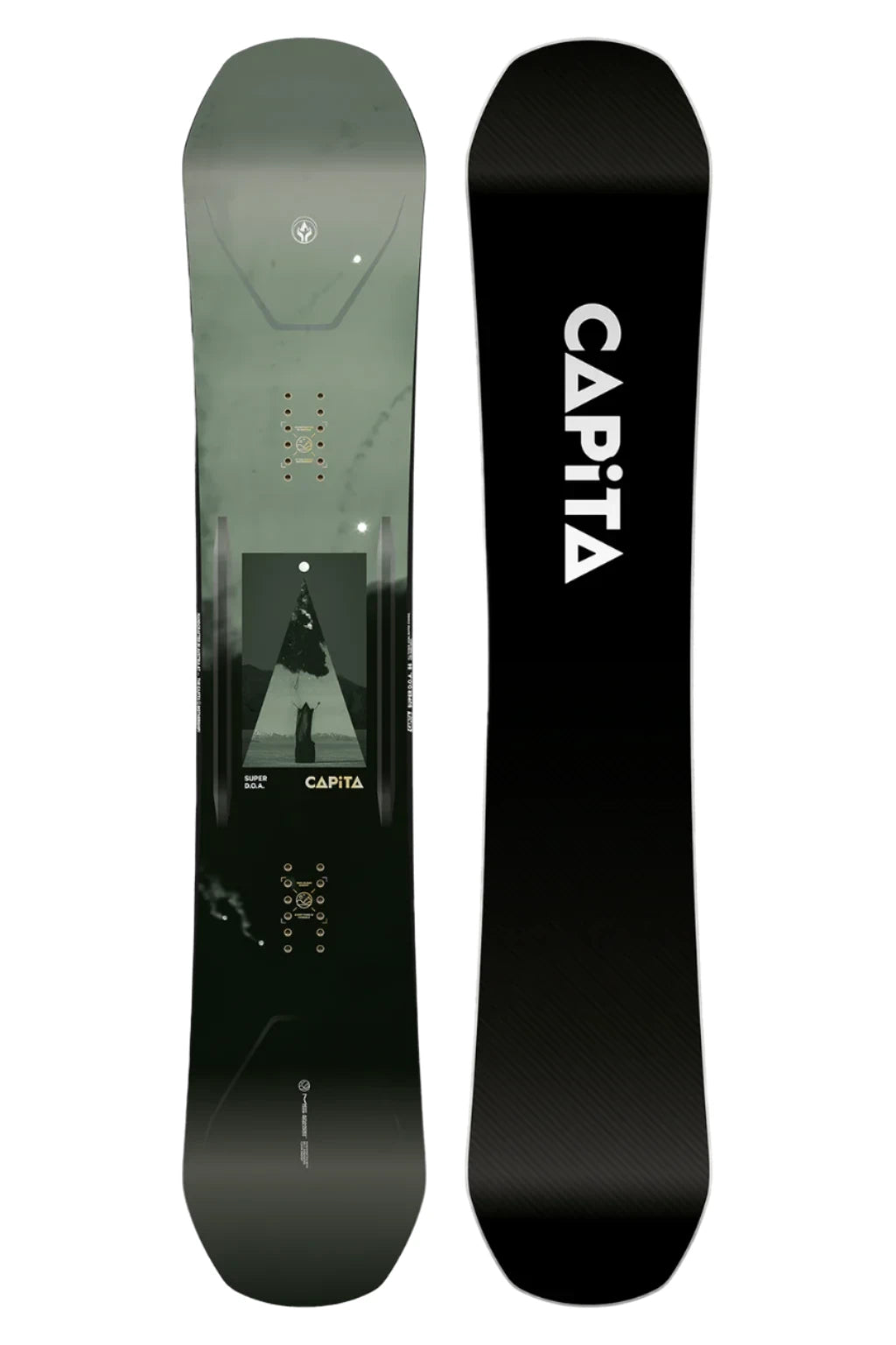 CAPiTA Super D.O.A Snowboard 2025 - All-Mountain Freestyle Snowboard for Men & Women | Perfect for Park, Powder & Backcountry Riding